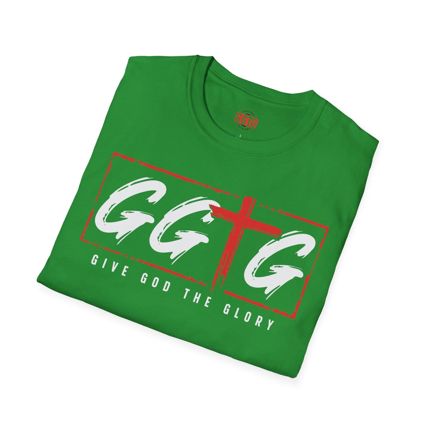 Unisex Softstyle T-Shirt  Inspirational - "Give God the Glory" & "Tell Your Story"