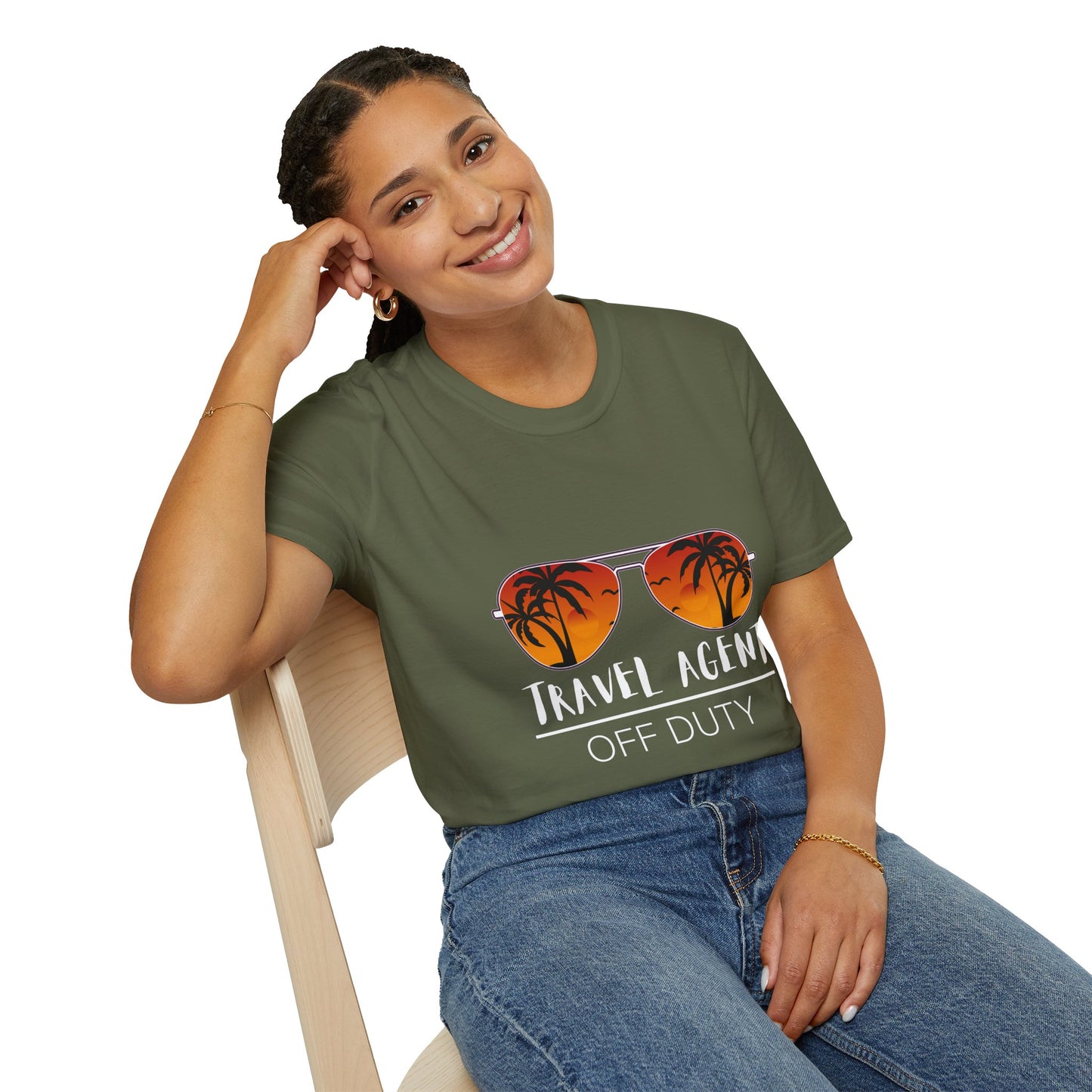 Travel Agent T-Shirt — "Off Duty - Travel Agent" Graphic Tee