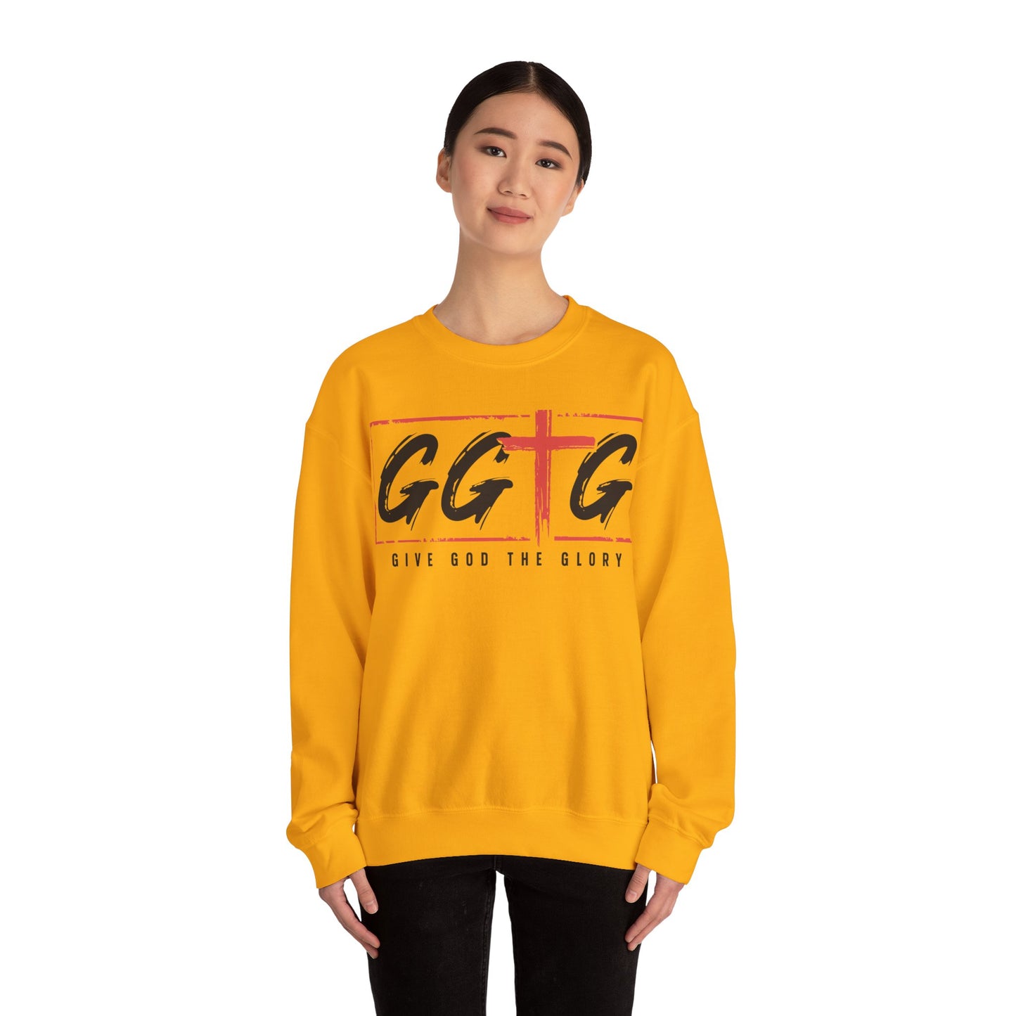 Unisex Crewneck Sweatshirt - "Give God the Glory" & "Tell Your Story" Design
