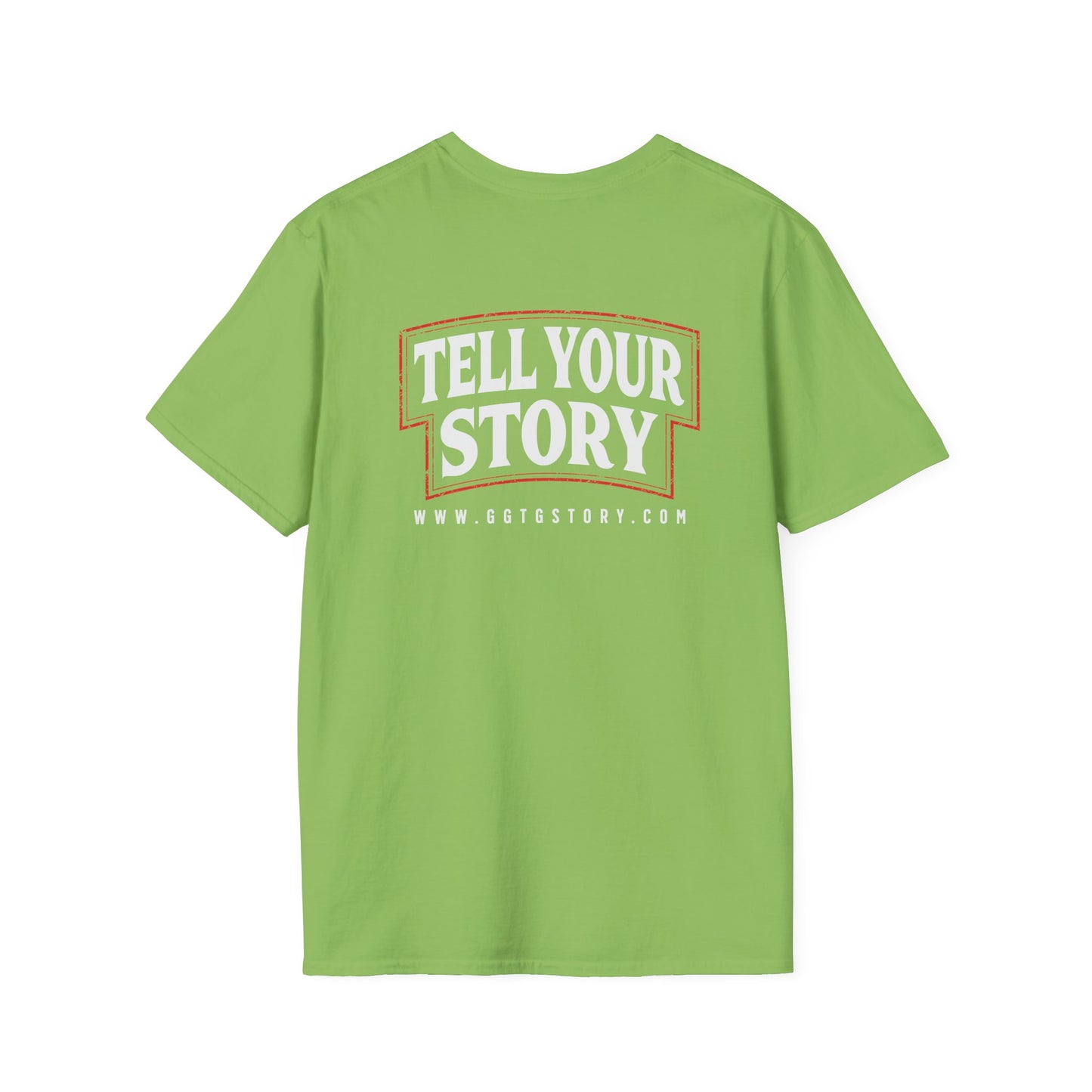 Unisex Softstyle T-Shirt  Inspirational - "Give God the Glory" & "Tell Your Story"