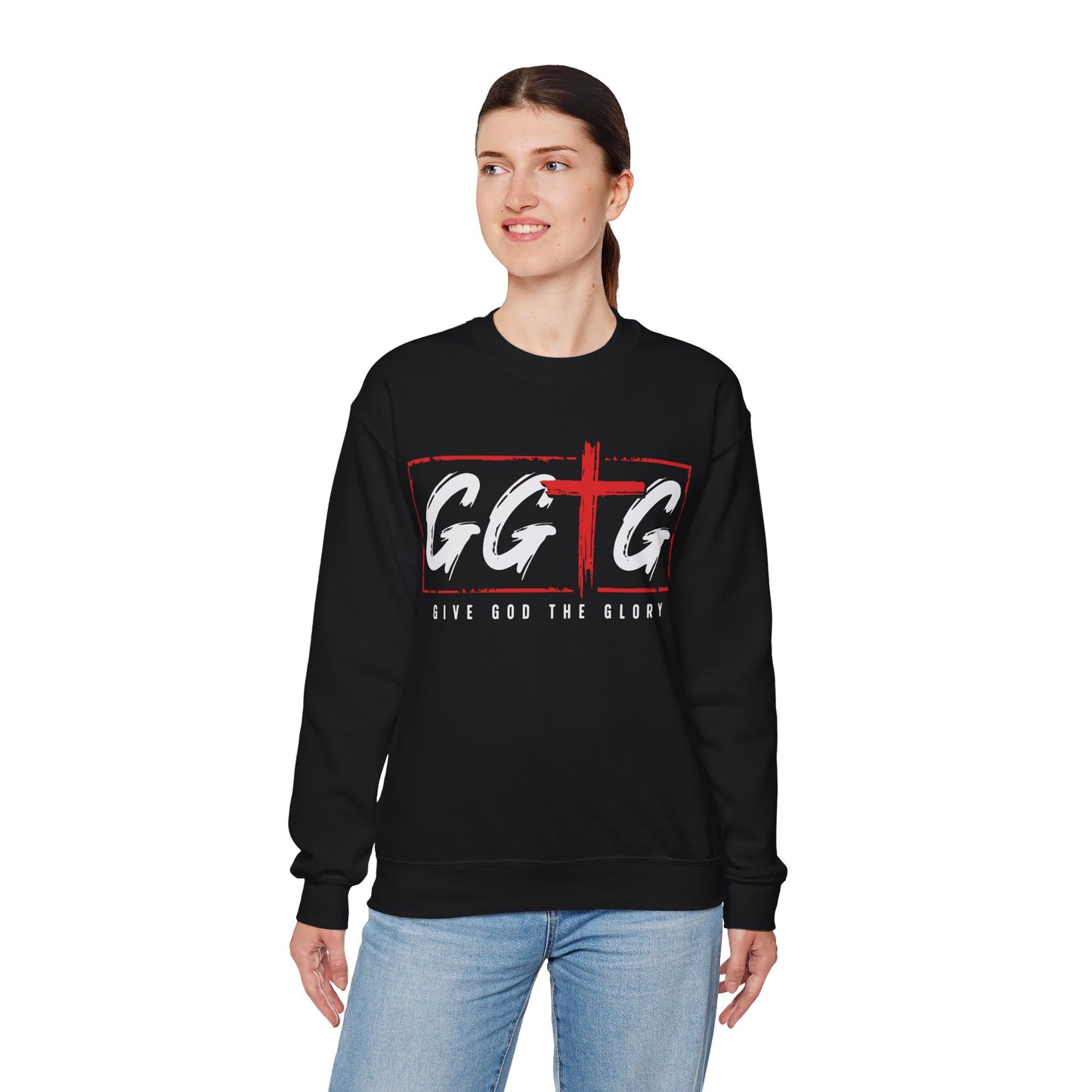 Inspiring Unisex Crewneck Sweatshirt - "Tell Your Story" Design
