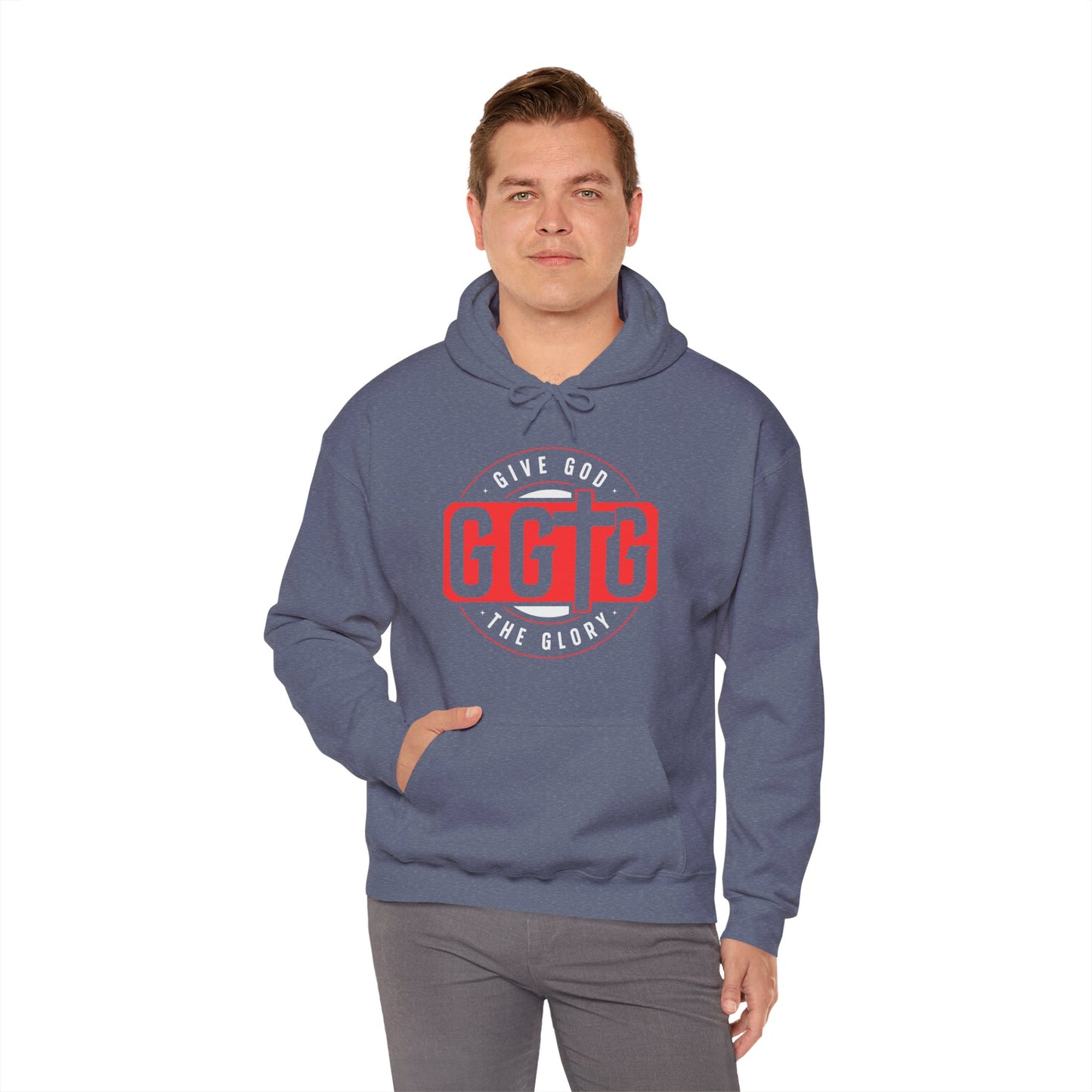 Give God the Glory Unisex Hooded Sweatshirt - Inspirational Comfort Wear