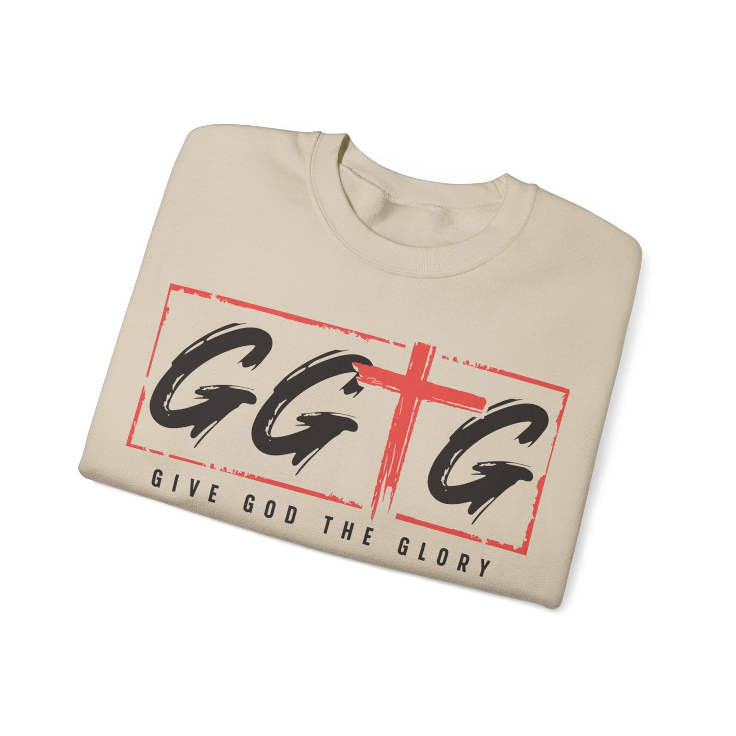 Unisex Crewneck Sweatshirt - "Give God the Glory" & "Tell Your Story" Design