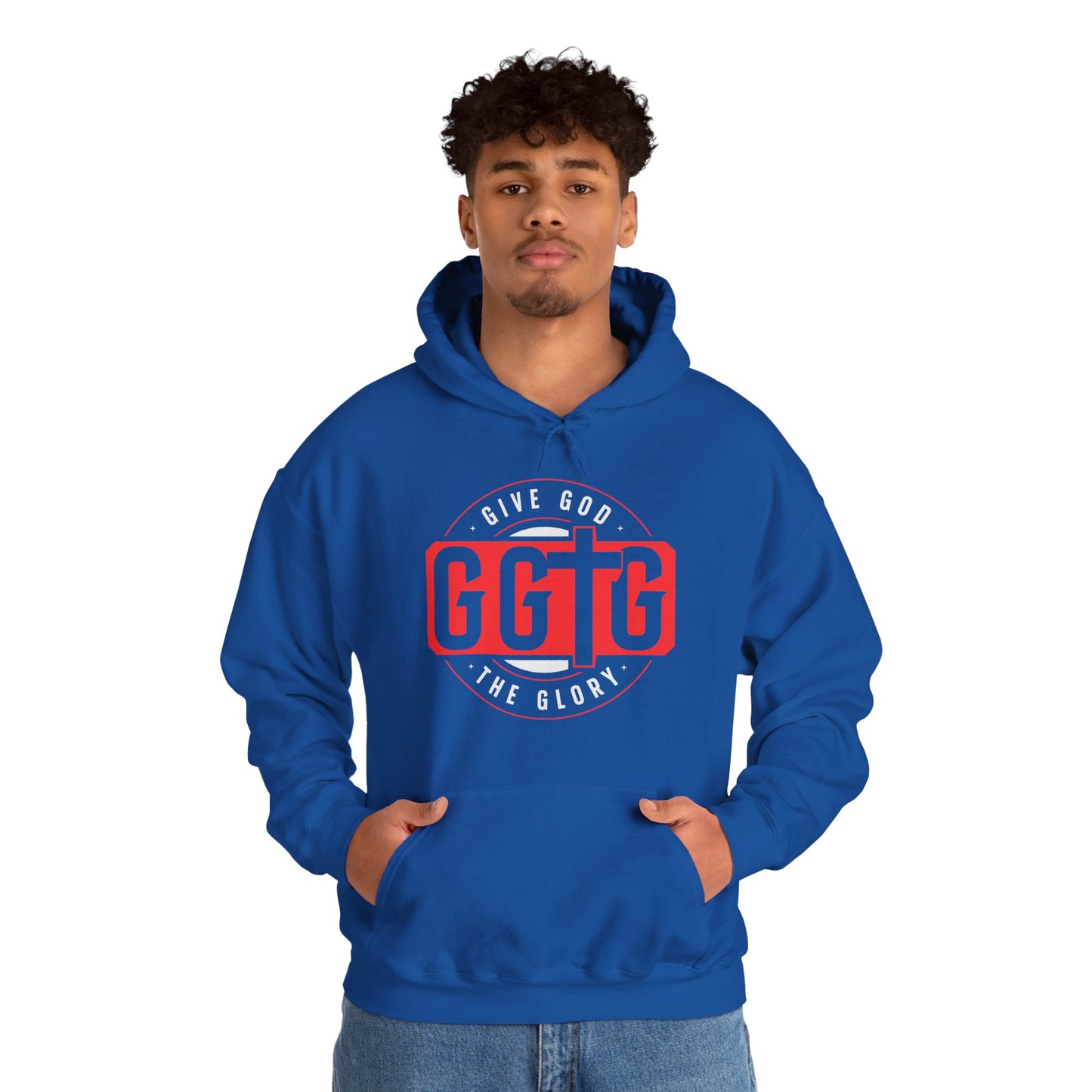 Give God the Glory Unisex Hooded Sweatshirt - Inspirational Comfort Wear