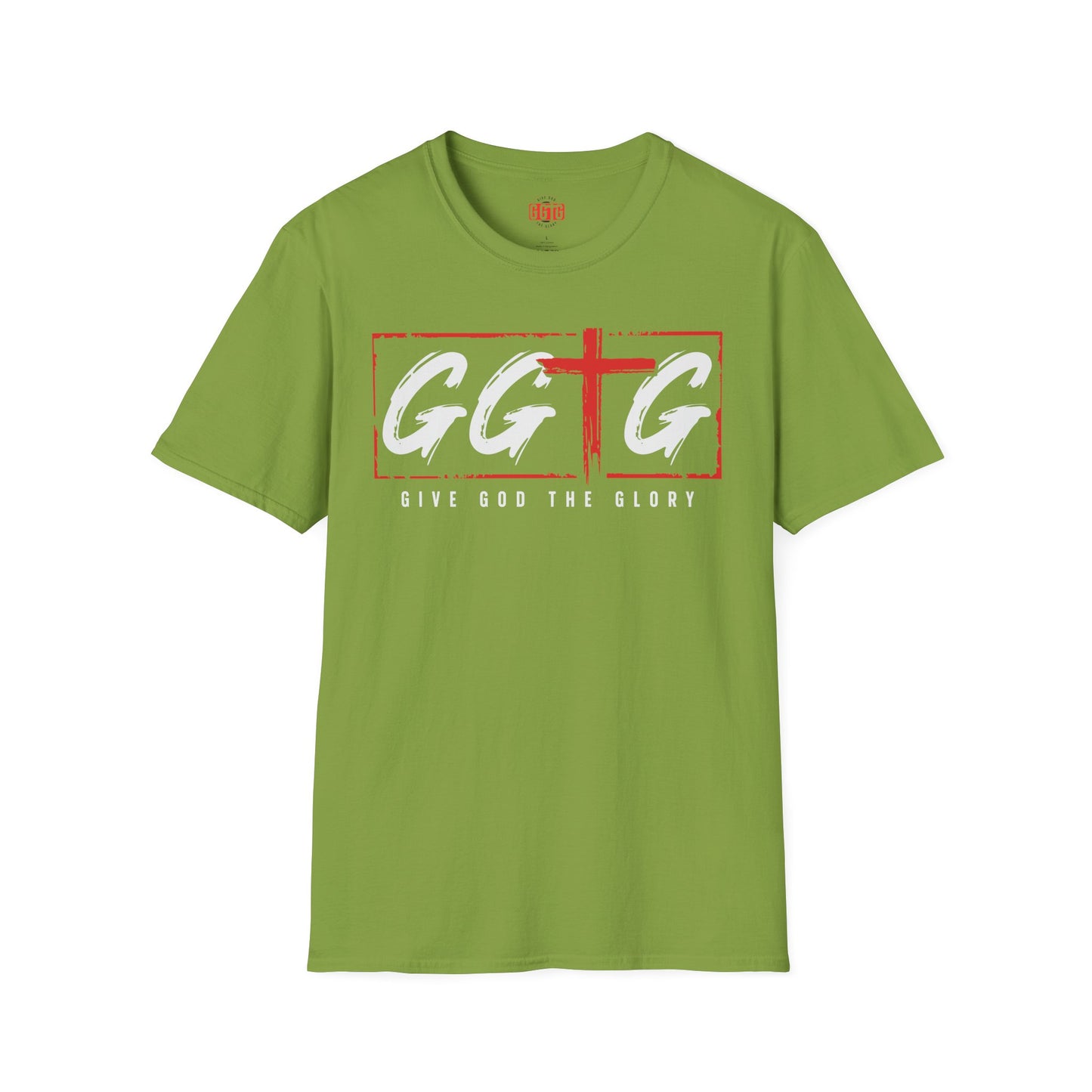 Unisex Softstyle T-Shirt  Inspirational - "Give God the Glory" & "Tell Your Story"