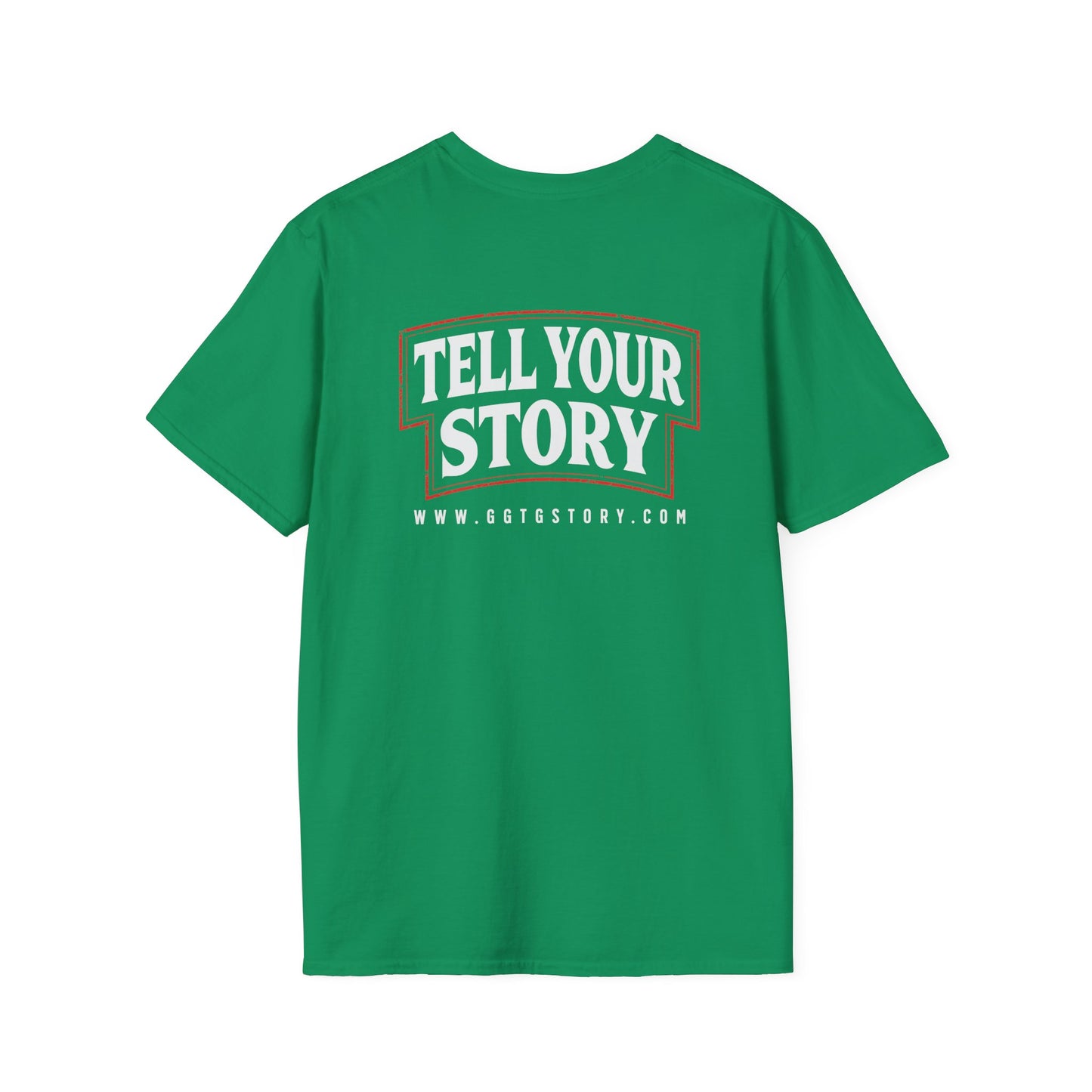 Unisex Softstyle T-Shirt  Inspirational - "Give God the Glory" & "Tell Your Story"