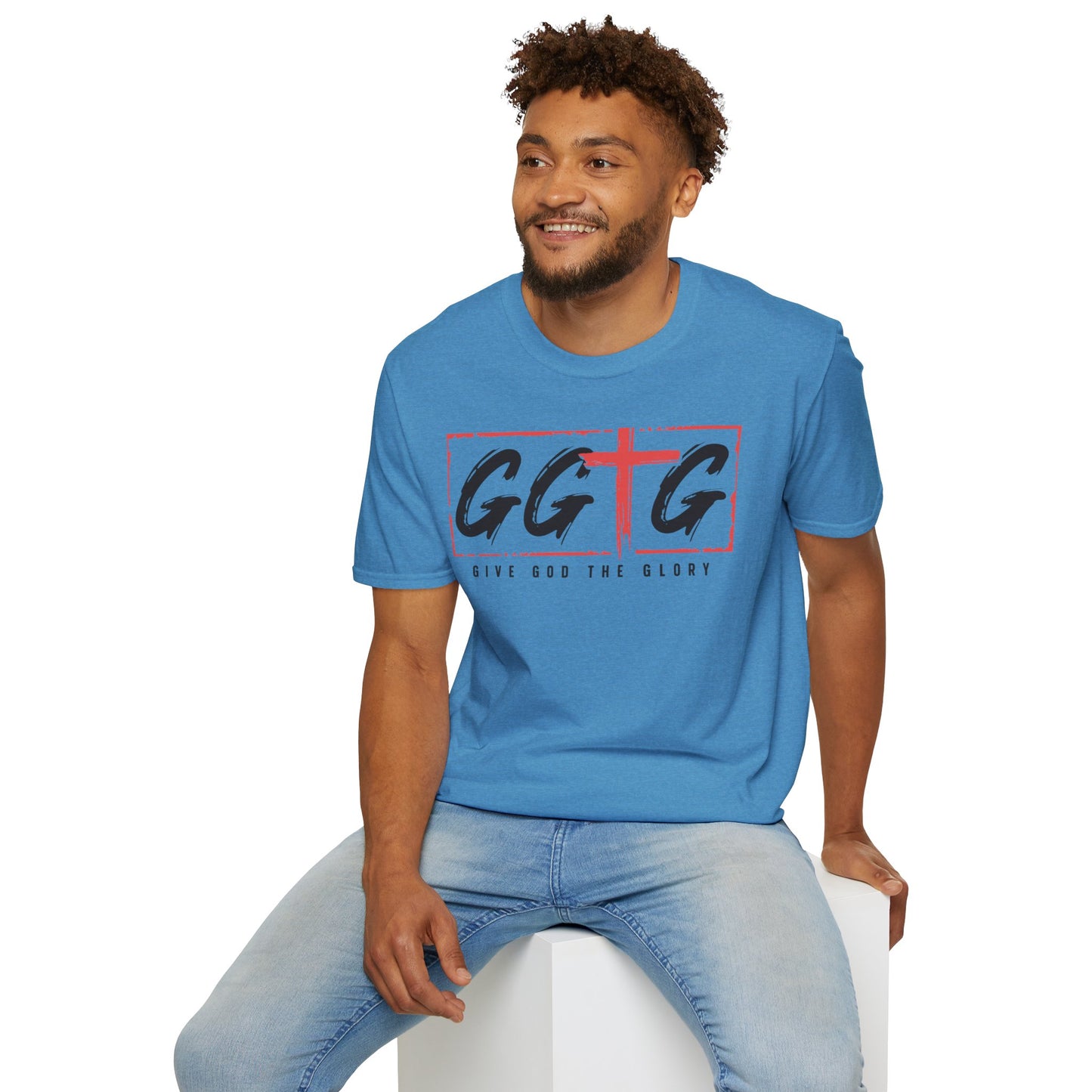 Unisex Inspirational T-Shirt - 'Give God the Glory' & 'Tell Your Story'