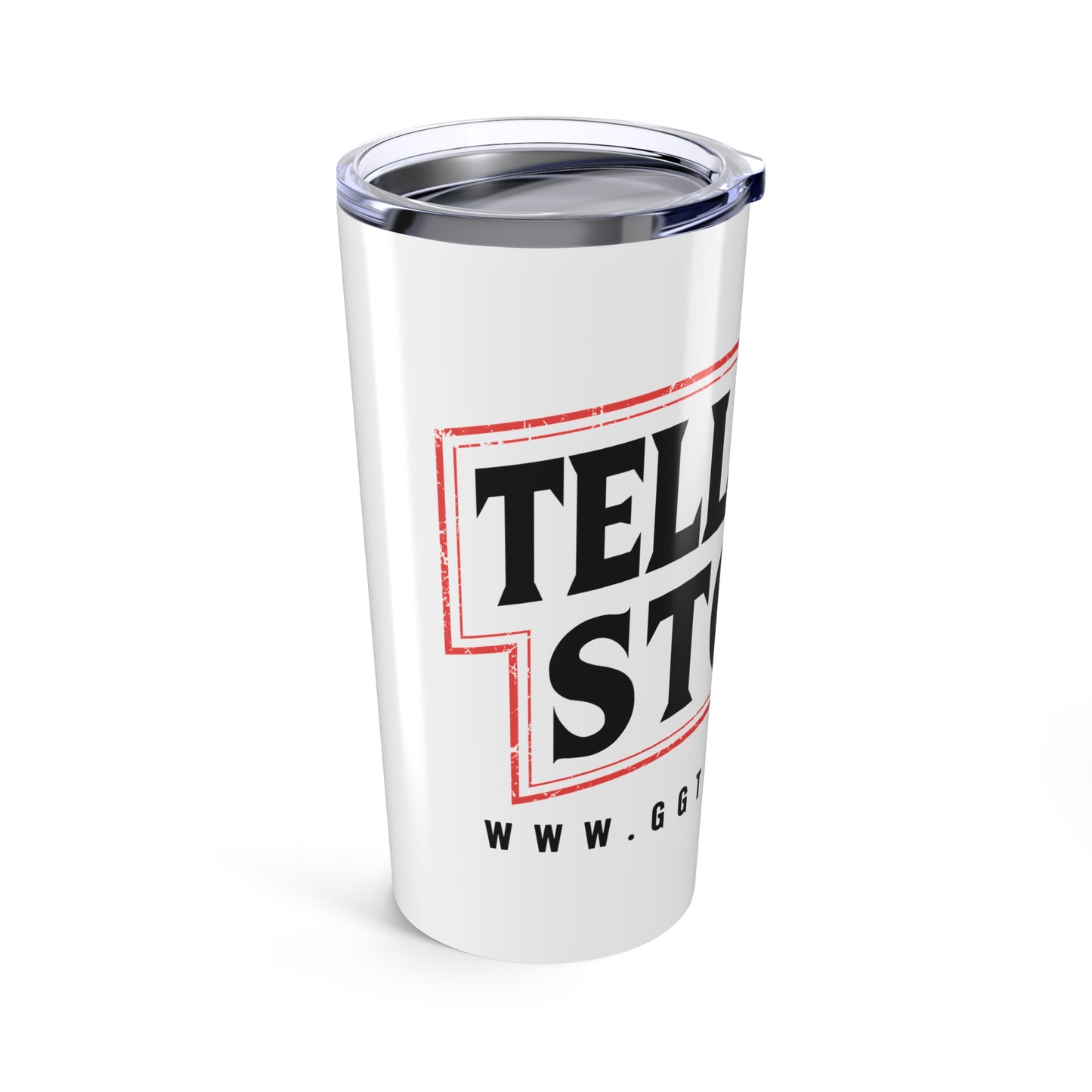 20oz Inspirational Tumbler - 'Tell Your Story' Travel Mug for Daily Motivation