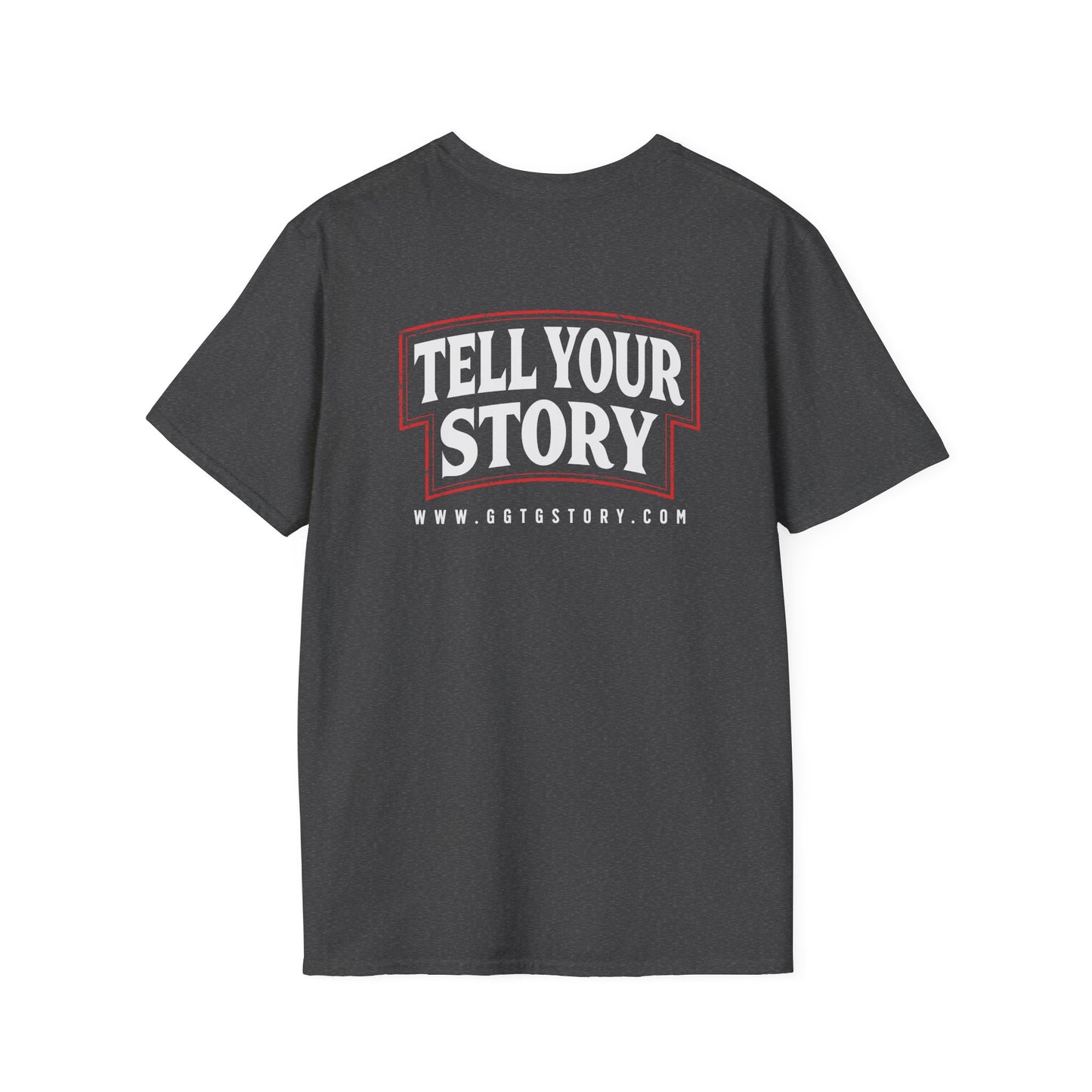 Unisex Softstyle T-Shirt  Inspirational - "Give God the Glory" & "Tell Your Story"