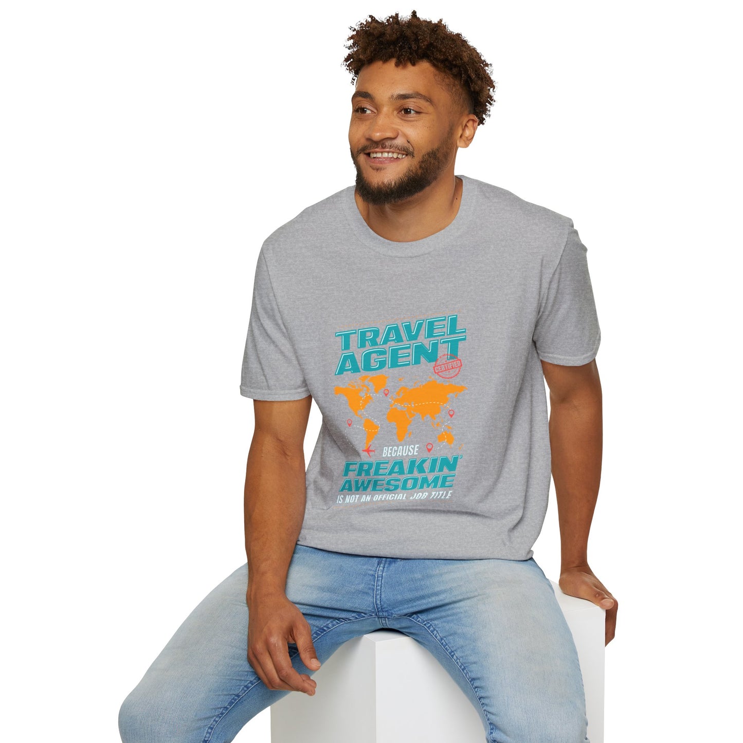 Travel Agent T-Shirt — " Freakin Awesome Travel Agent" Graphic Tee