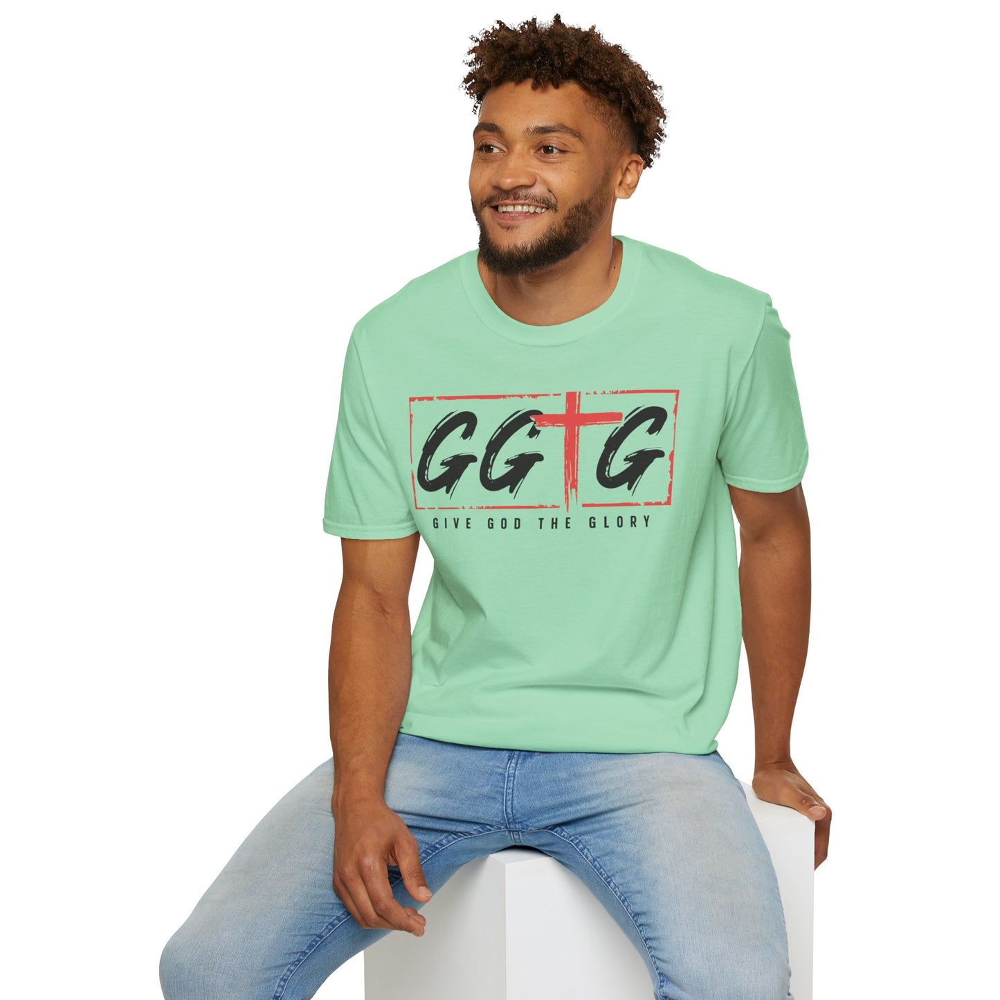 Unisex Inspirational T-Shirt - 'Give God the Glory' & 'Tell Your Story'