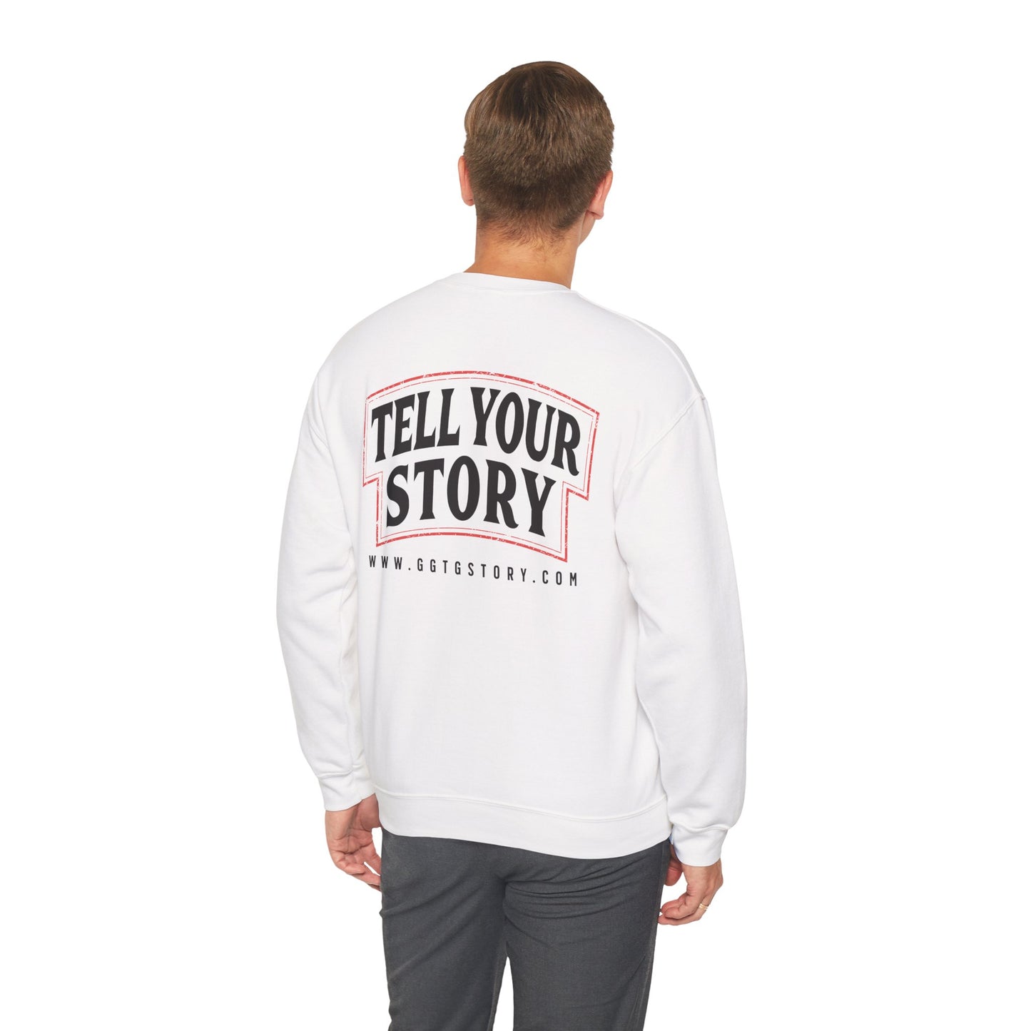 Unisex Crewneck Sweatshirt - "Give God the Glory" & "Tell Your Story" Design