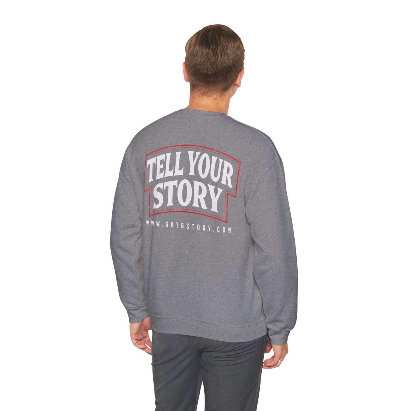 Christian Motivational Crewneck Sweatshirt - 'Give God the Glory'