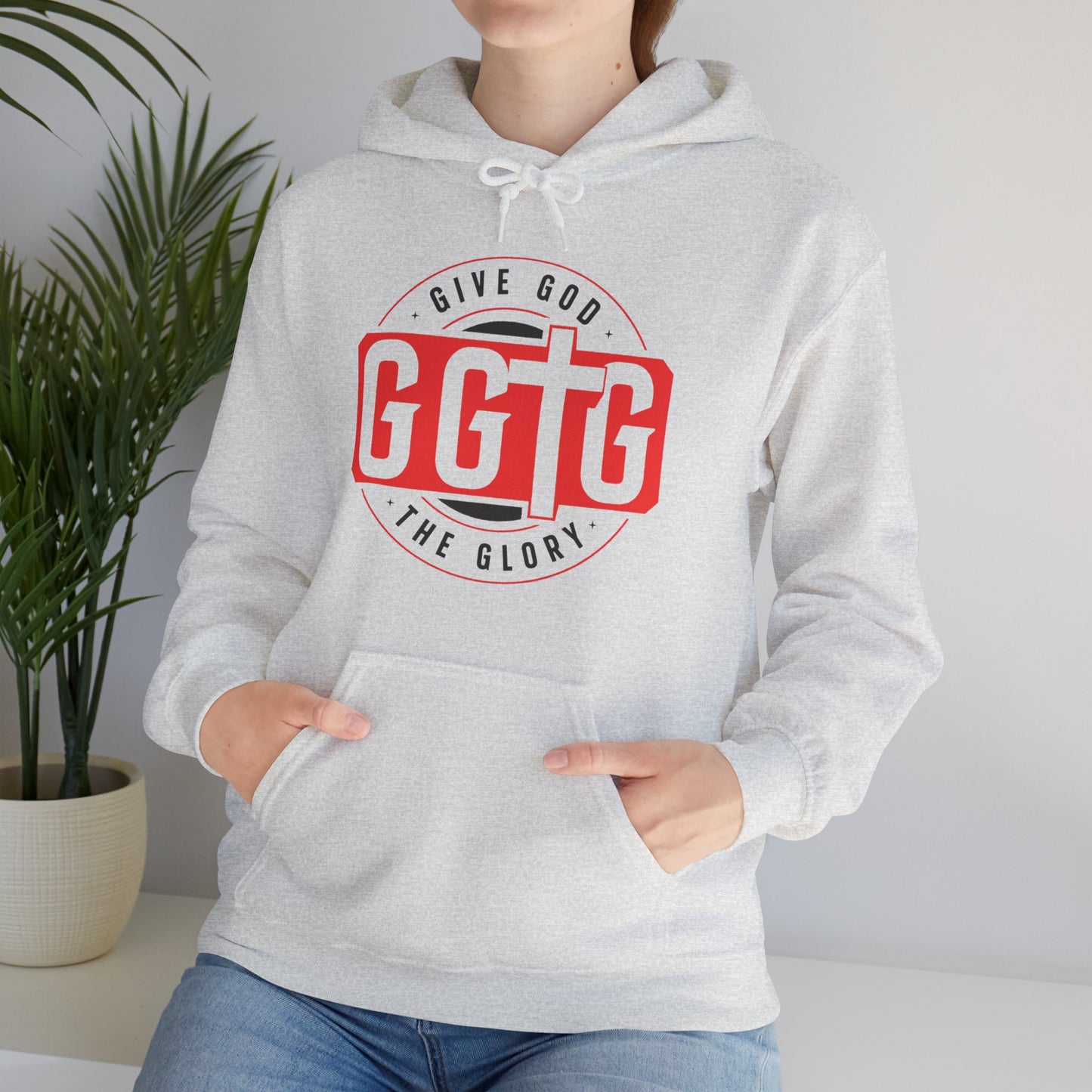 Inspirational Unisex Hoodie - "Give Good The Glory" & "Tell Your Story" Design