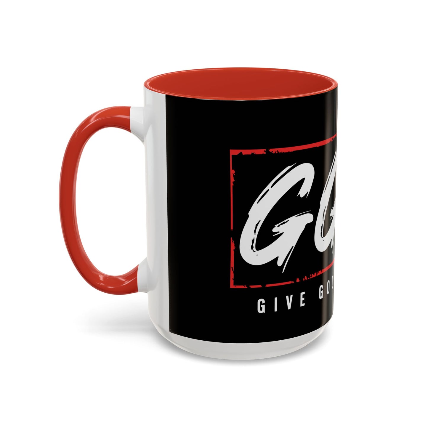 Inspirational Accent Coffee Mug - "Give God the Glory" - Perfect for Faith-Based Gifts