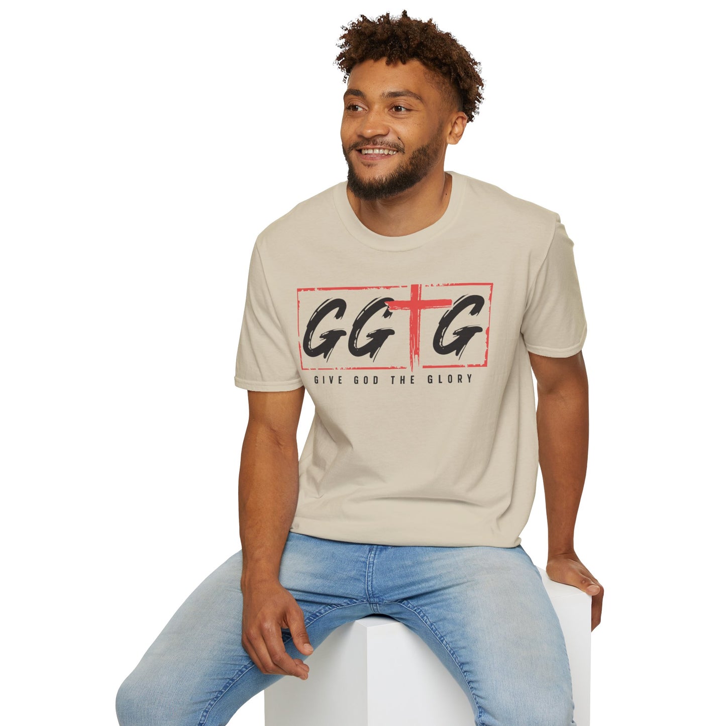Unisex Inspirational T-Shirt - 'Give God the Glory' & 'Tell Your Story'