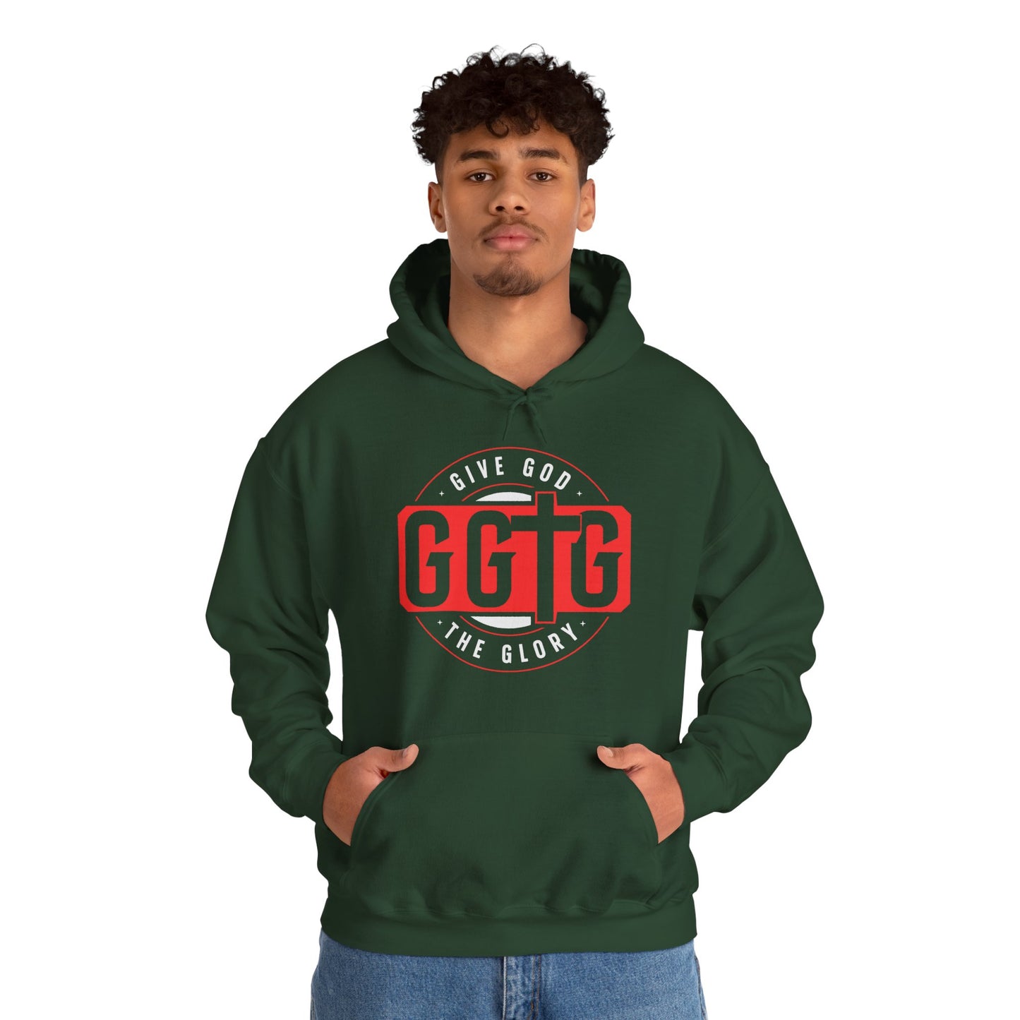 Give God the Glory Unisex Hooded Sweatshirt - Inspirational Comfort Wear