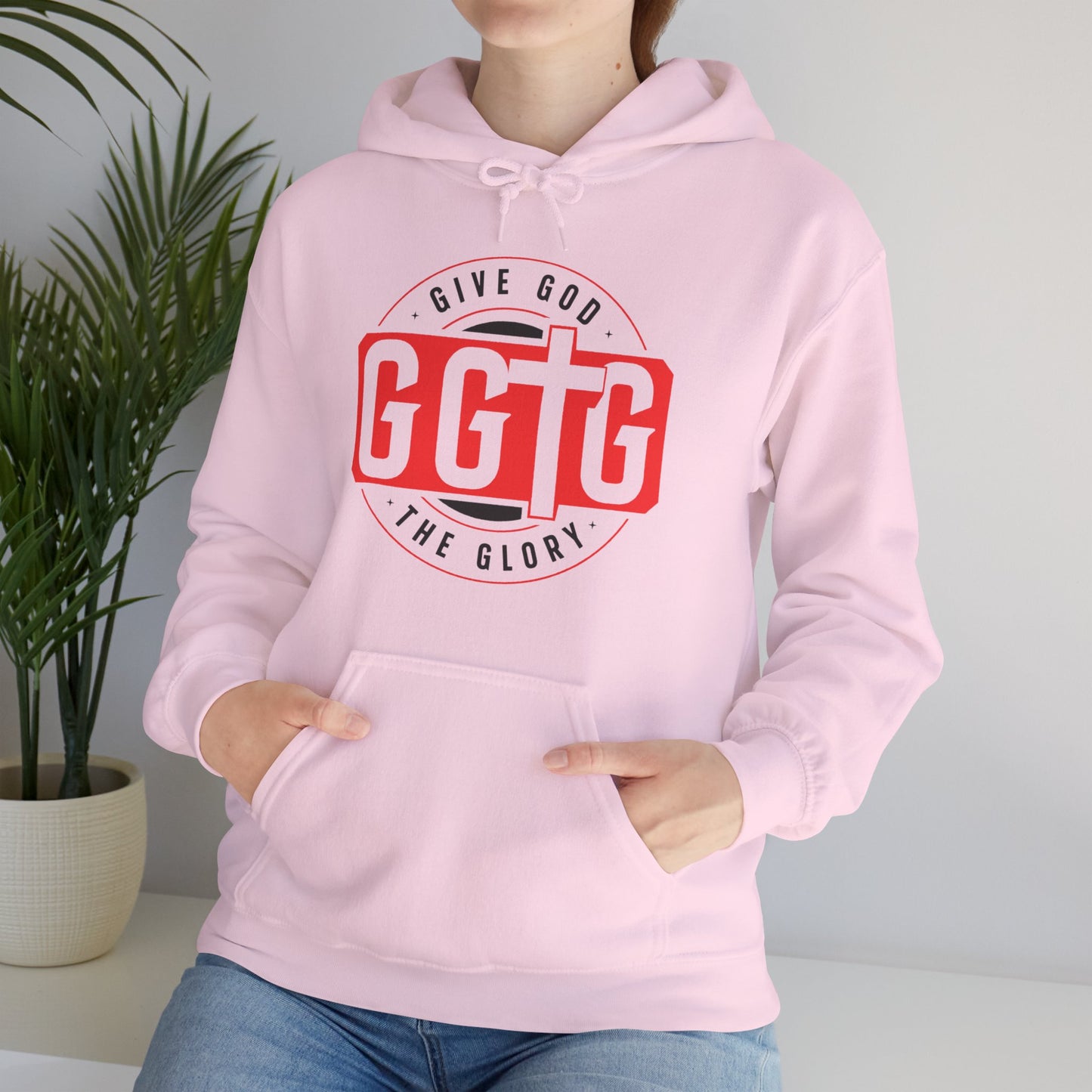 Inspirational Unisex Hoodie - "Give Good The Glory" & "Tell Your Story" Design