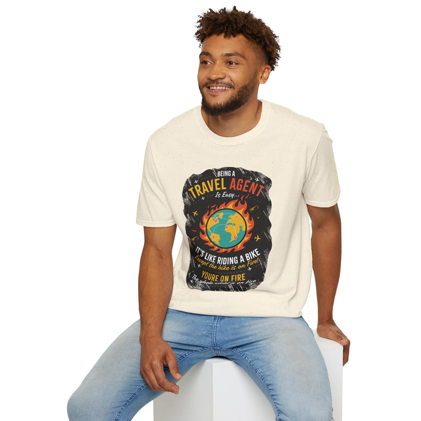 Travel Agent T-Shirt — " Being a Travel Agent is Easy" Graphic Tee