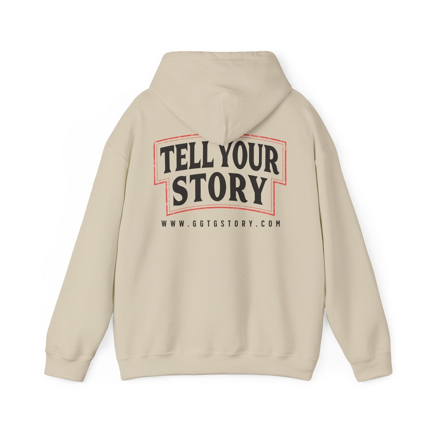 Inspirational Unisex Hoodie - "Give Good The Glory" & "Tell Your Story" Design