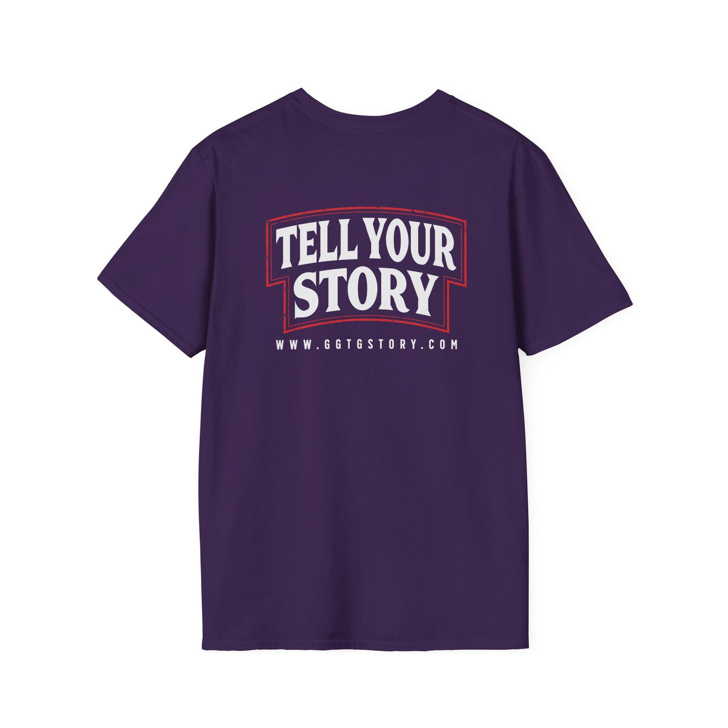 Unisex Softstyle T-Shirt  Inspirational - "Give God the Glory" & "Tell Your Story"