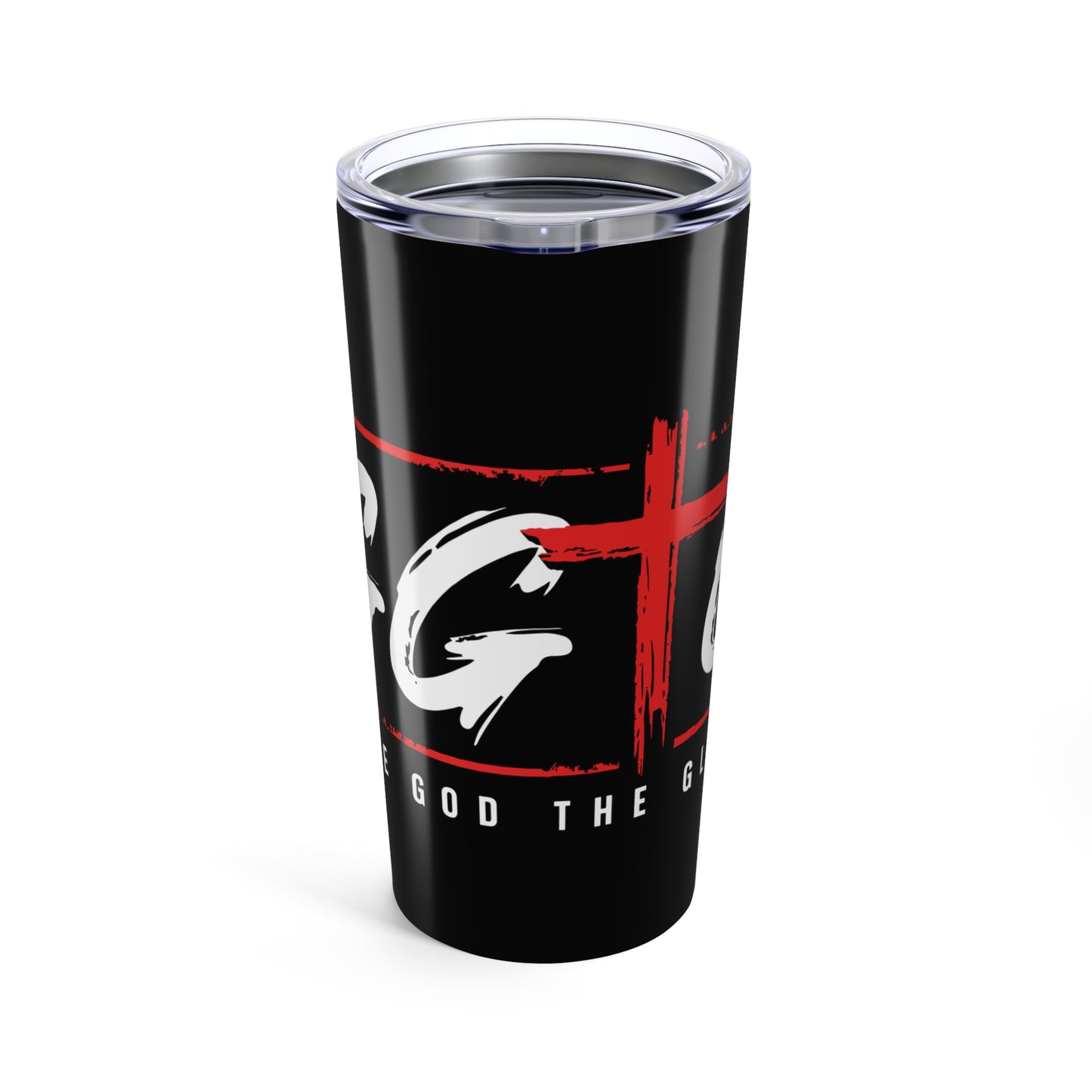 20 oz Inspirational Tumbler - Give God the Glory - Share Your Story Travel Mug