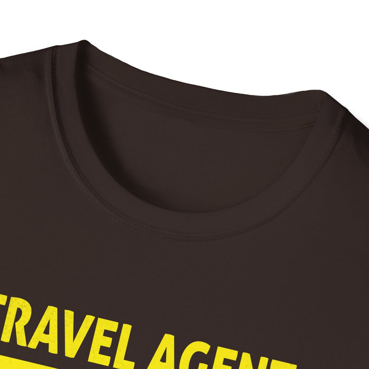 Travel Agent T-Shirt — "Warning - Travel Agent" Graphic Tee