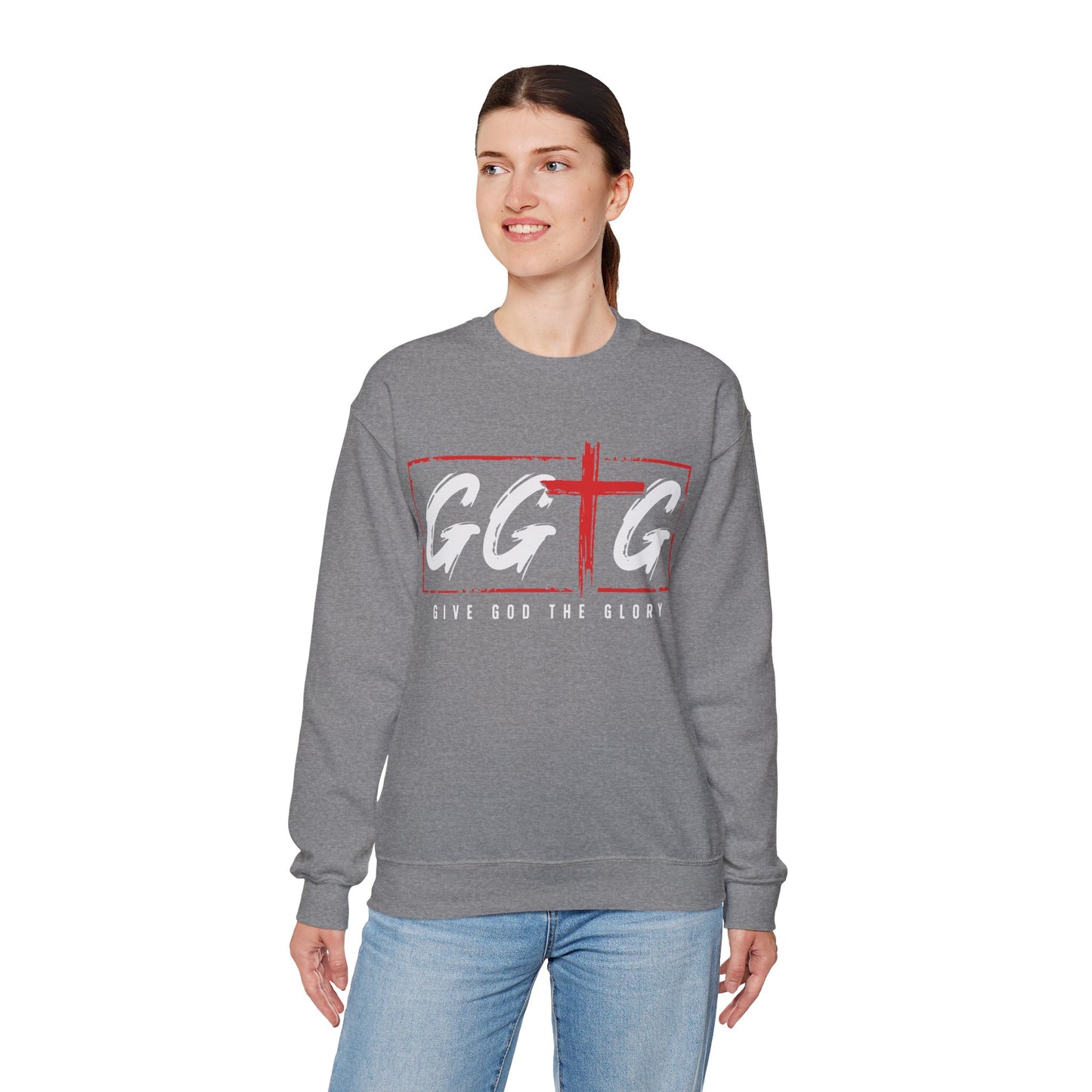 Inspiring Unisex Crewneck Sweatshirt - "Tell Your Story" Design