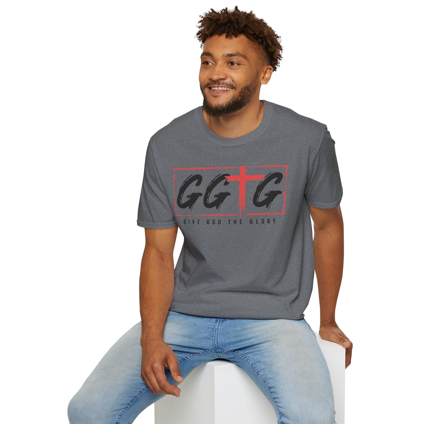Unisex Inspirational T-Shirt - 'Give God the Glory' & 'Tell Your Story'