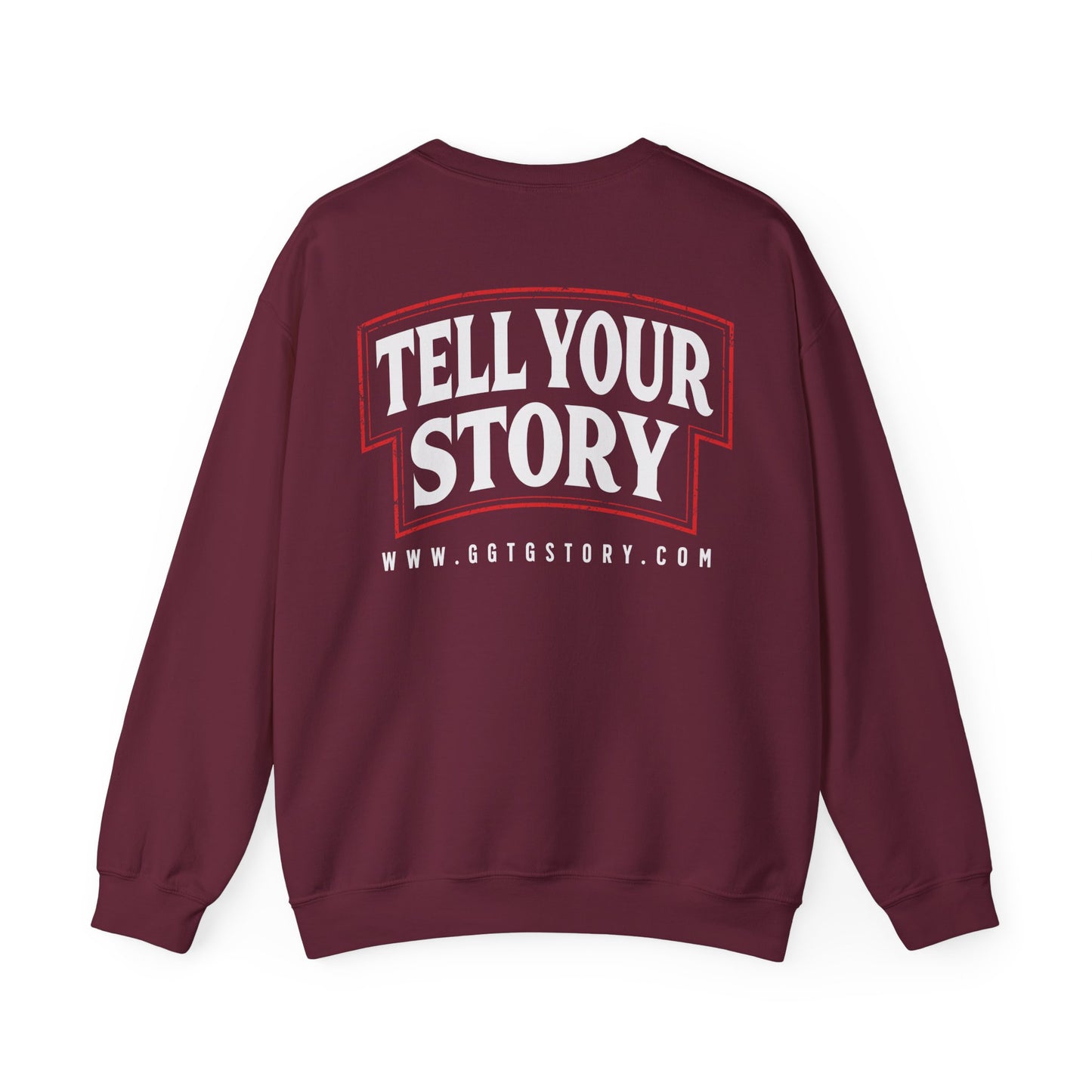 Christian Motivational Crewneck Sweatshirt - 'Give God the Glory'