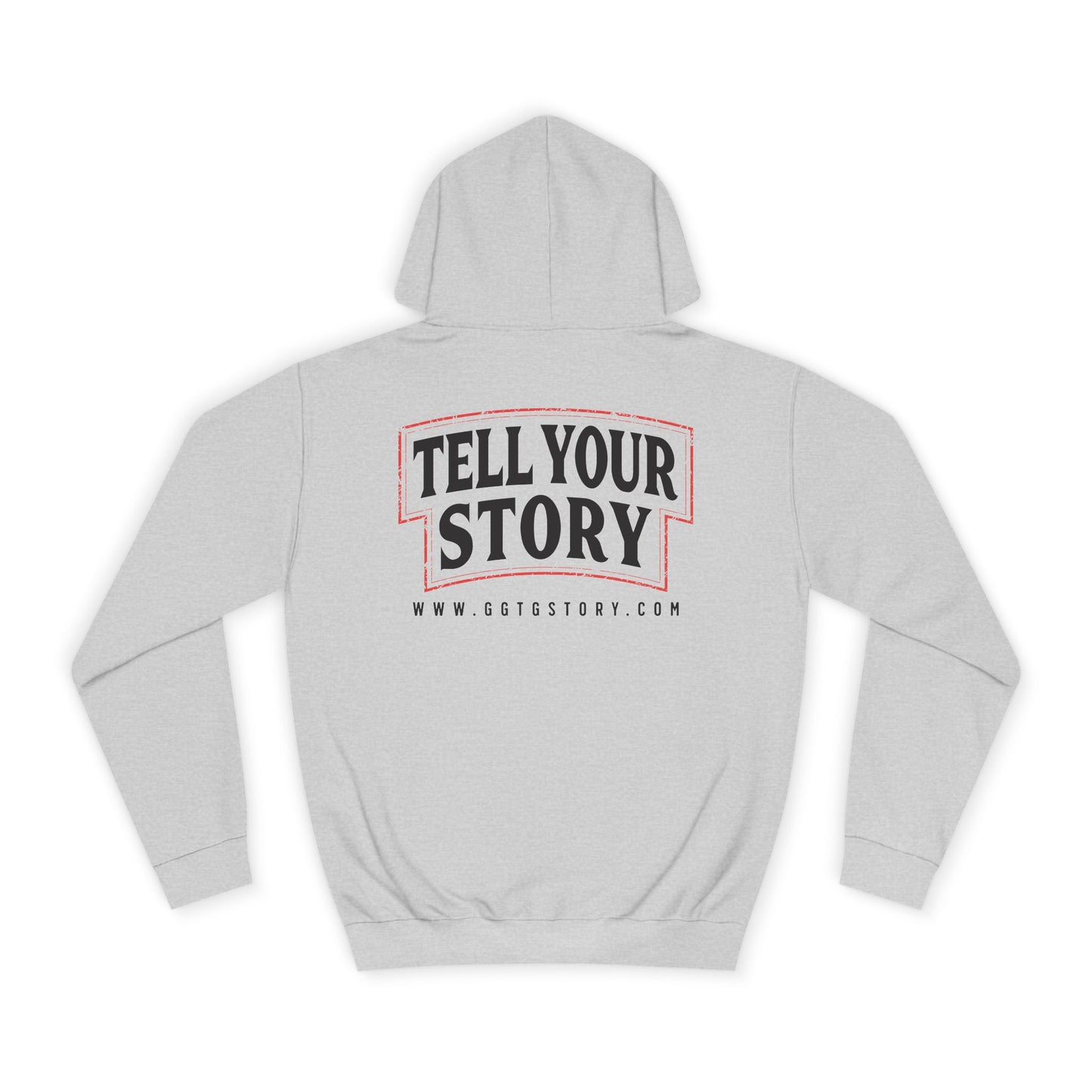 Unisex College Hoodie - Give God The Glory & Tell Your Story