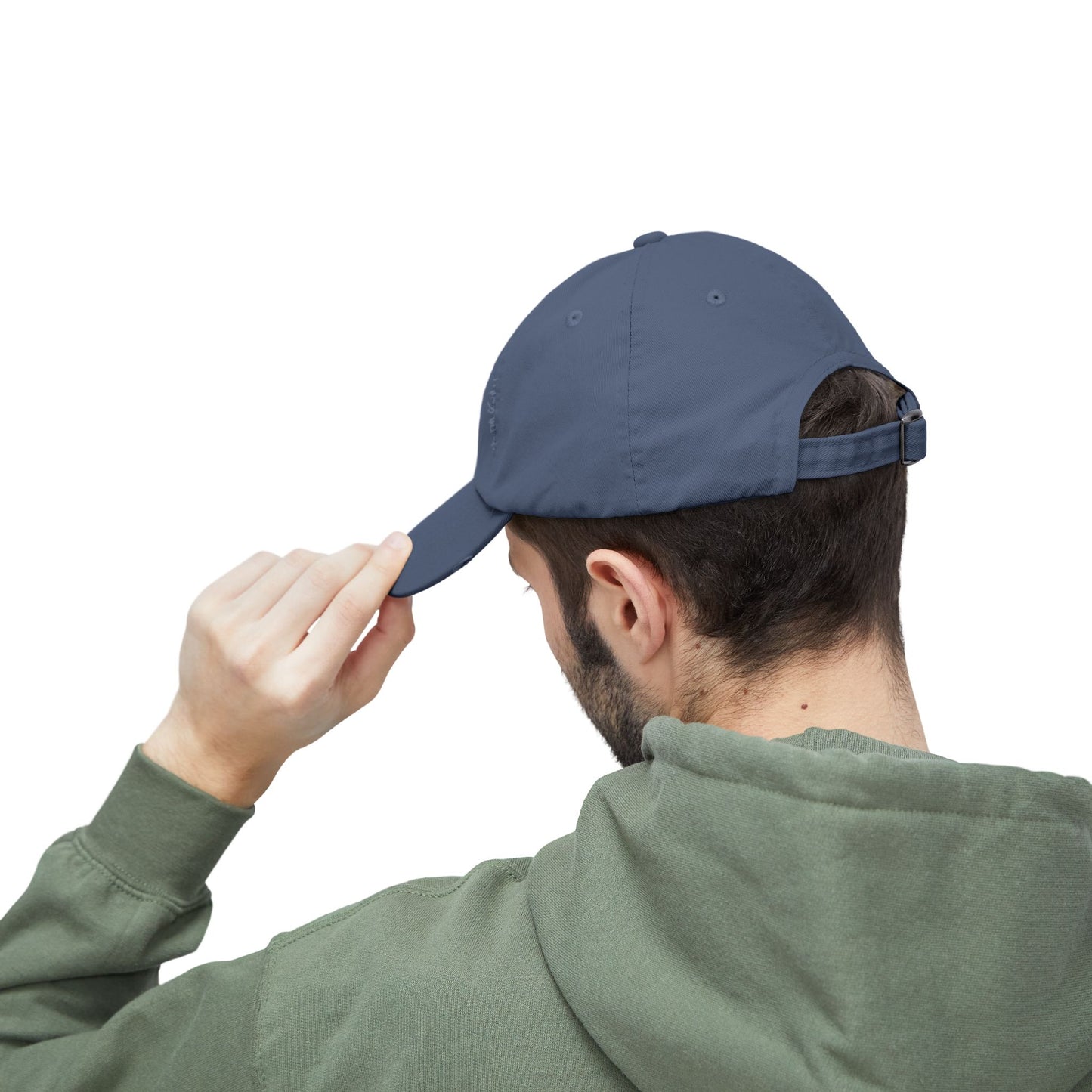 Unisex Distressed Cap - "Give God The Glory" Statement Hat