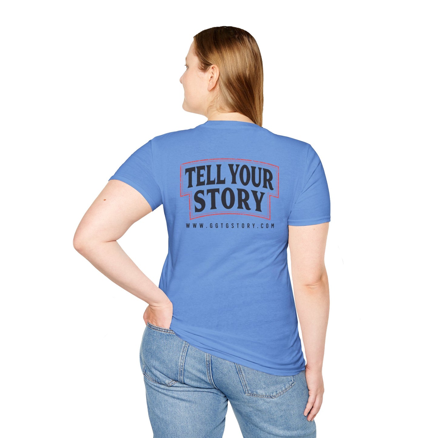 Inspirational Unisex T-Shirt - "Give God The Glory" & "Tell Your Story"