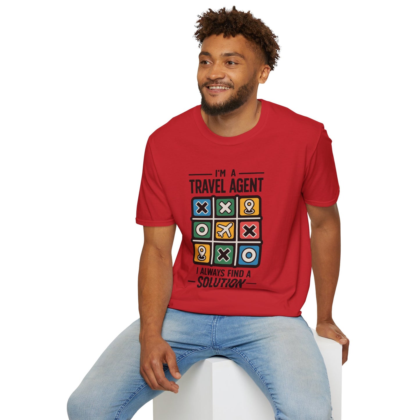 Travel Agent T-Shirt — "I’m a Travel Agent I Always Find a Solution" Graphic Tee