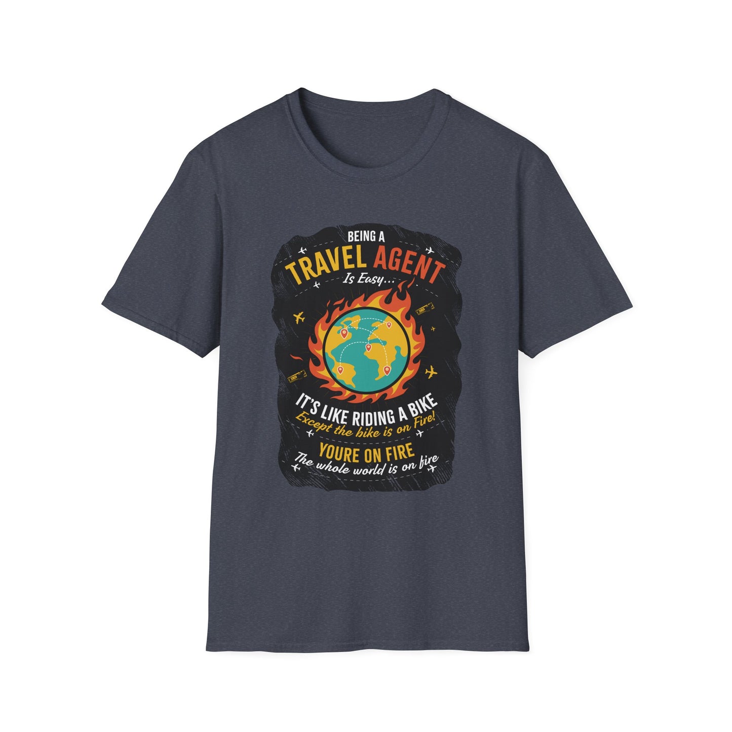 Travel Agent T-Shirt — " Being a Travel Agent is Easy" Graphic Tee