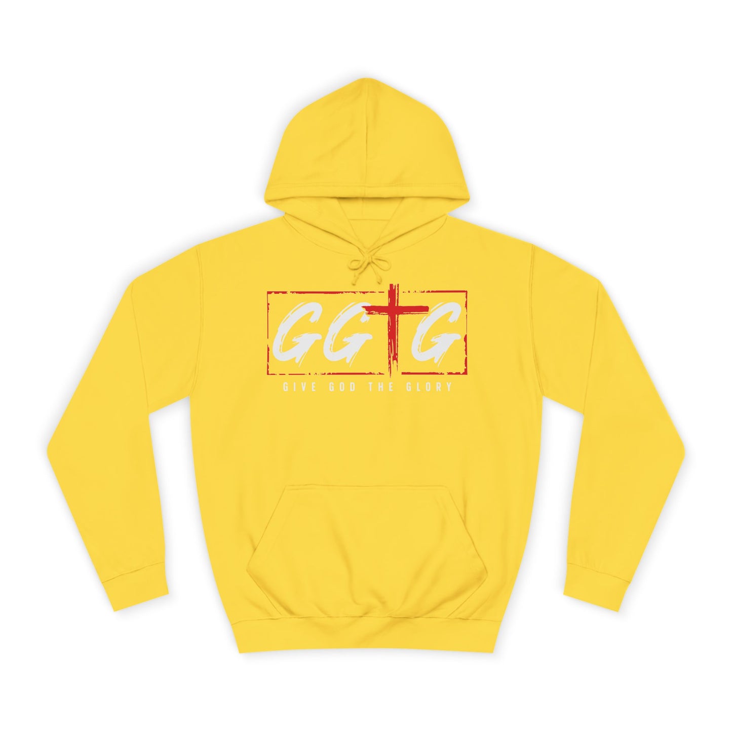 Unisex College Hoodie - Give God the Glory