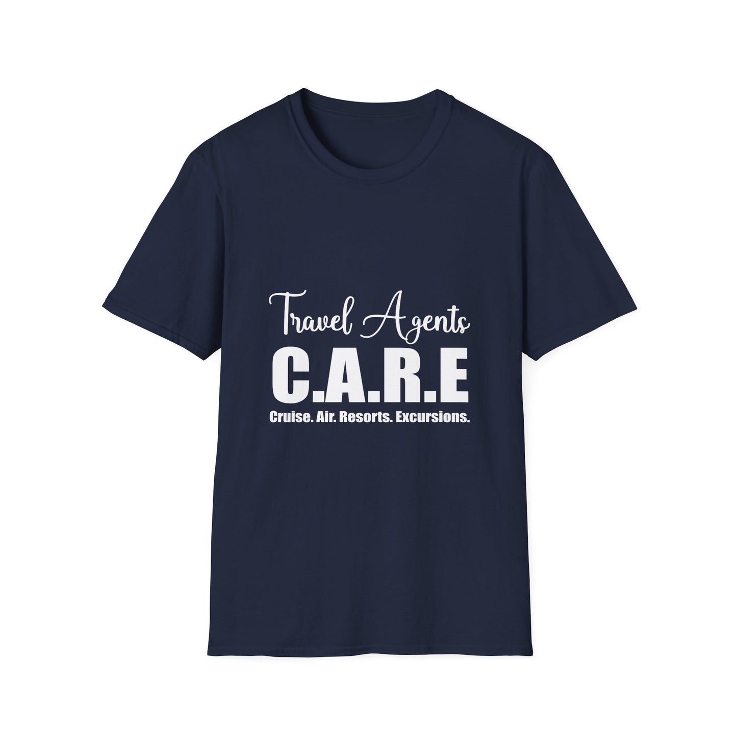Travel Agent T-Shirt — " CARE Travel Agent" Graphic Tee