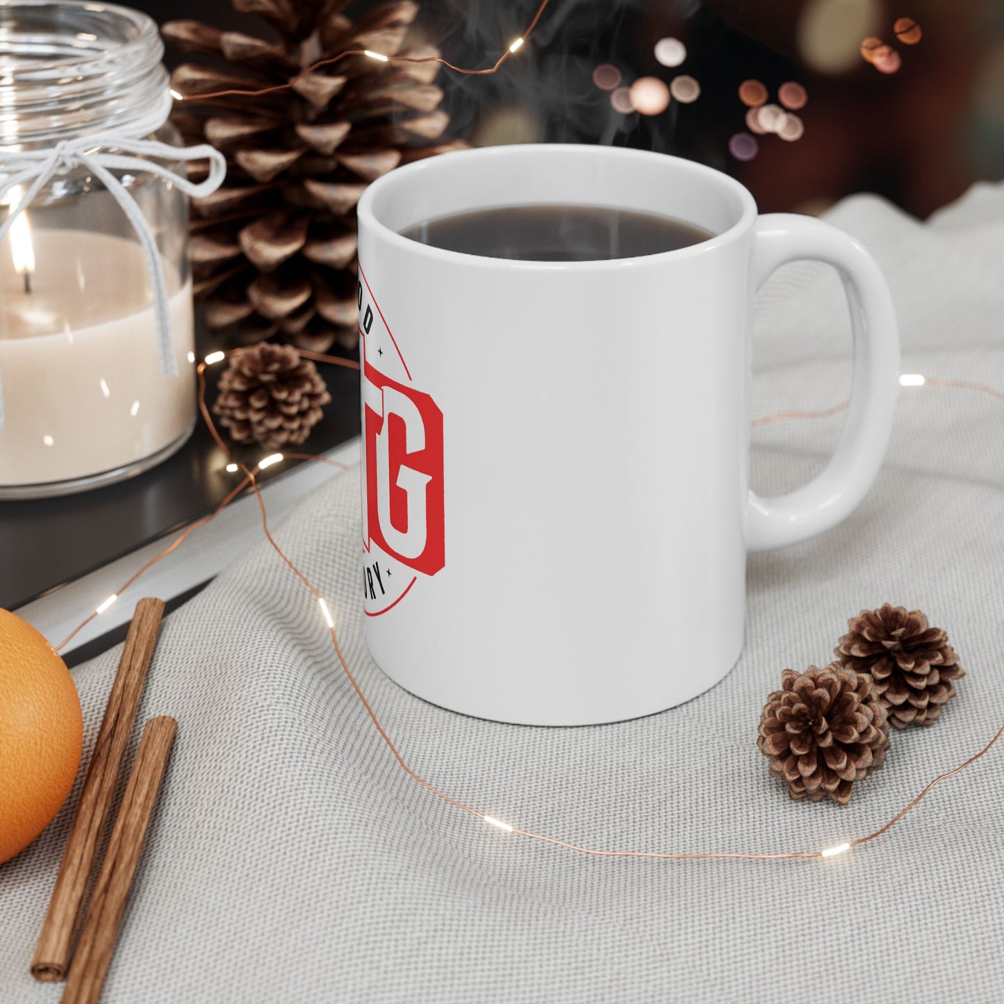 Inspirational Ceramic Mug - "Give God The Glory" - Perfect for Faith and Motivation