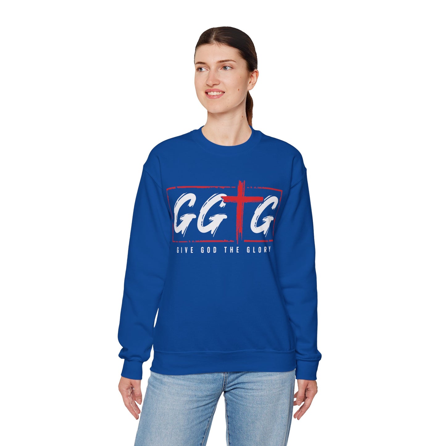 Inspiring Unisex Crewneck Sweatshirt - "Tell Your Story" Design