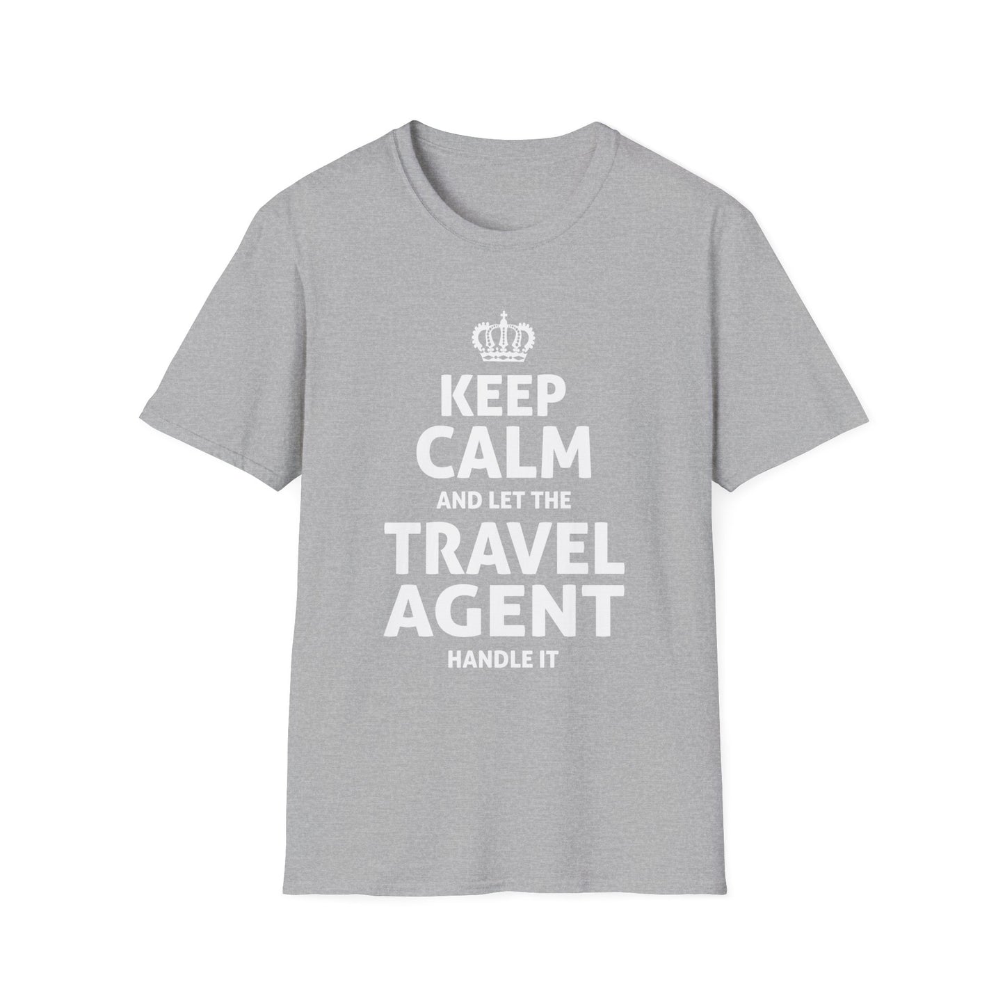 Travel Agent T-Shirt — "Keep Calm 2 - Travel Agent" Graphic Tee
