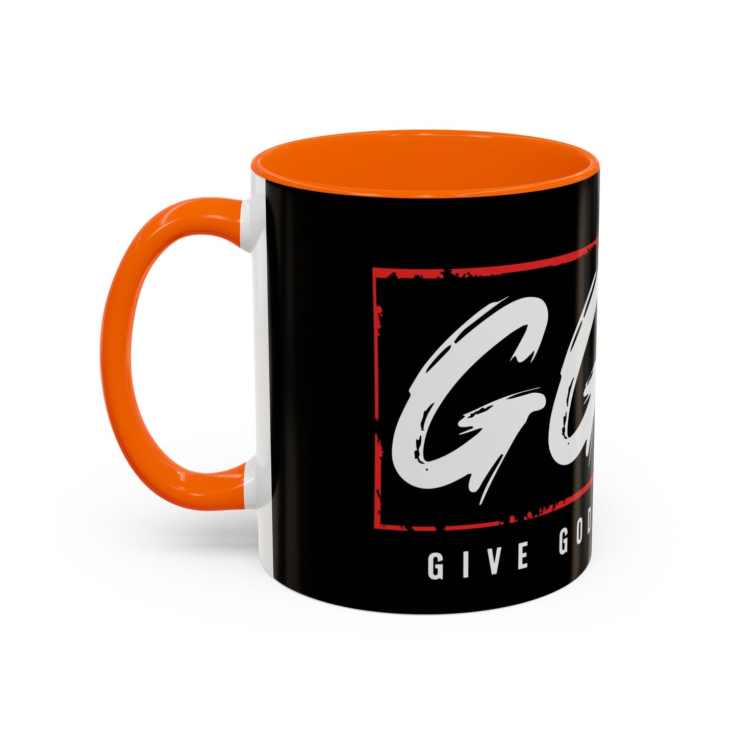 Inspirational Accent Coffee Mug - "Give God the Glory" - Perfect for Faith-Based Gifts
