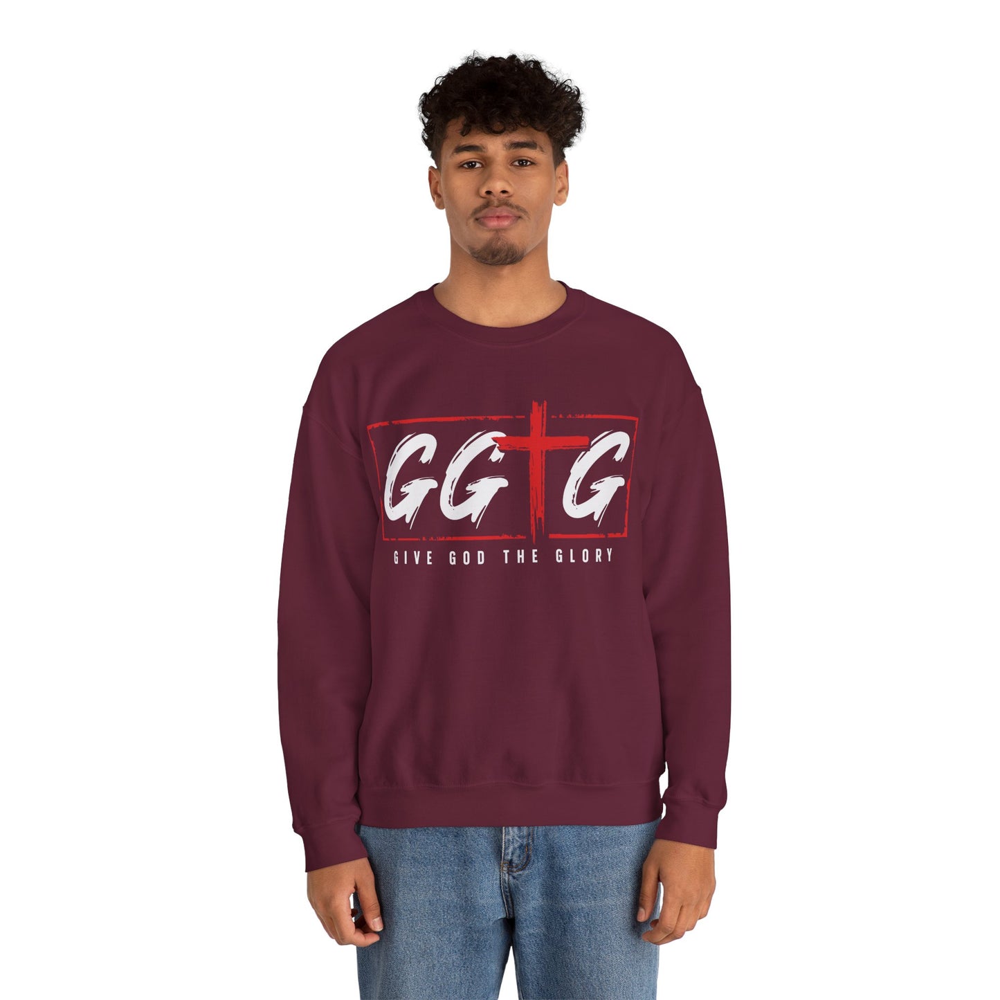 Inspiring Unisex Crewneck Sweatshirt - "Tell Your Story" Design