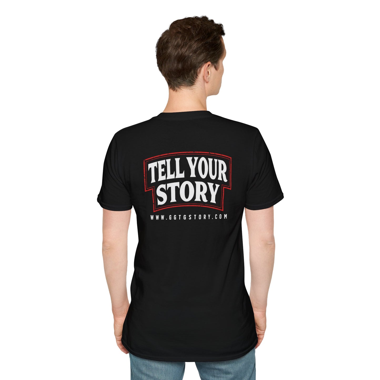 Unisex Softstyle T-Shirt - 'Give God the Glory & Tell Your Story' Inspirational Tee