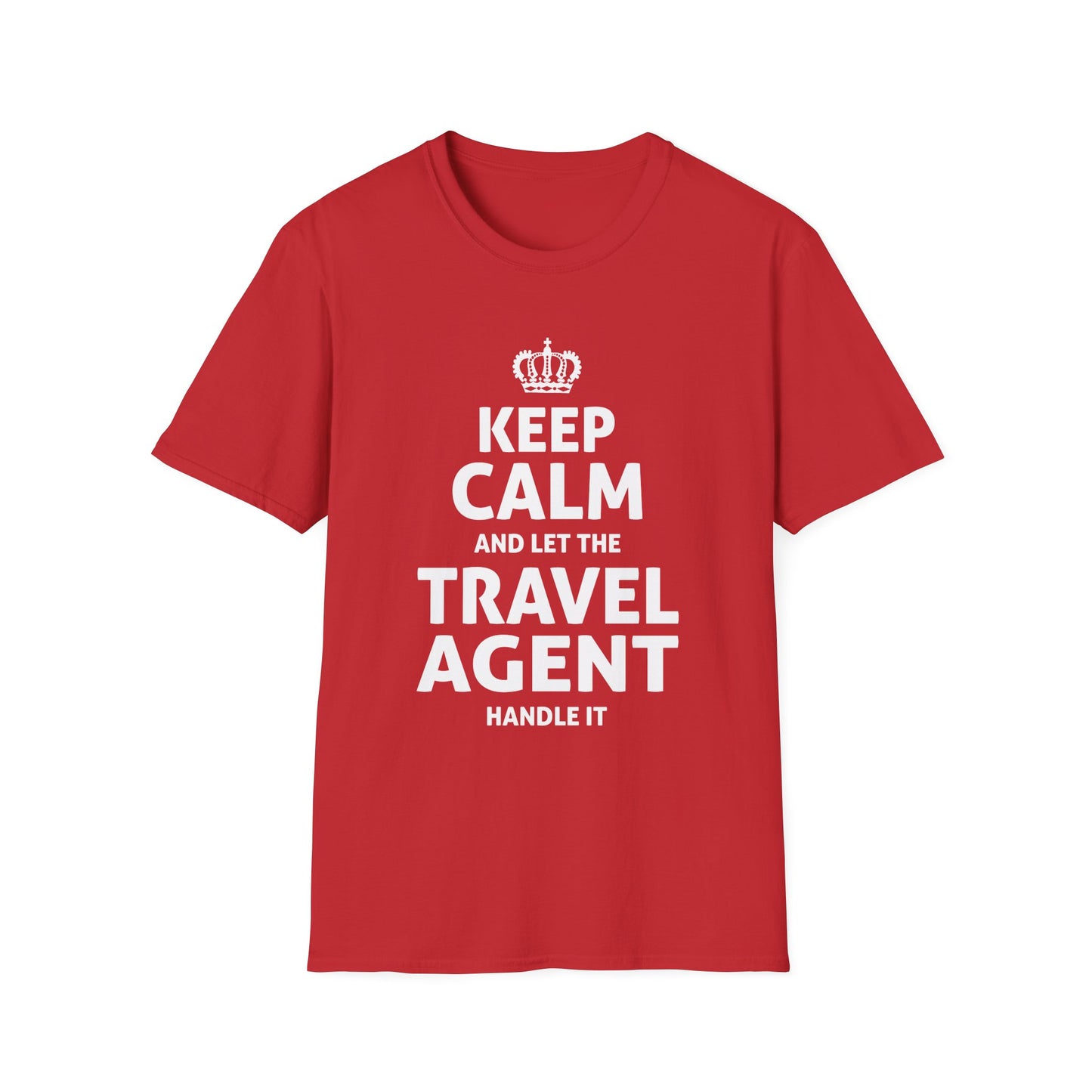 Travel Agent T-Shirt — "Keep Calm 2 - Travel Agent" Graphic Tee