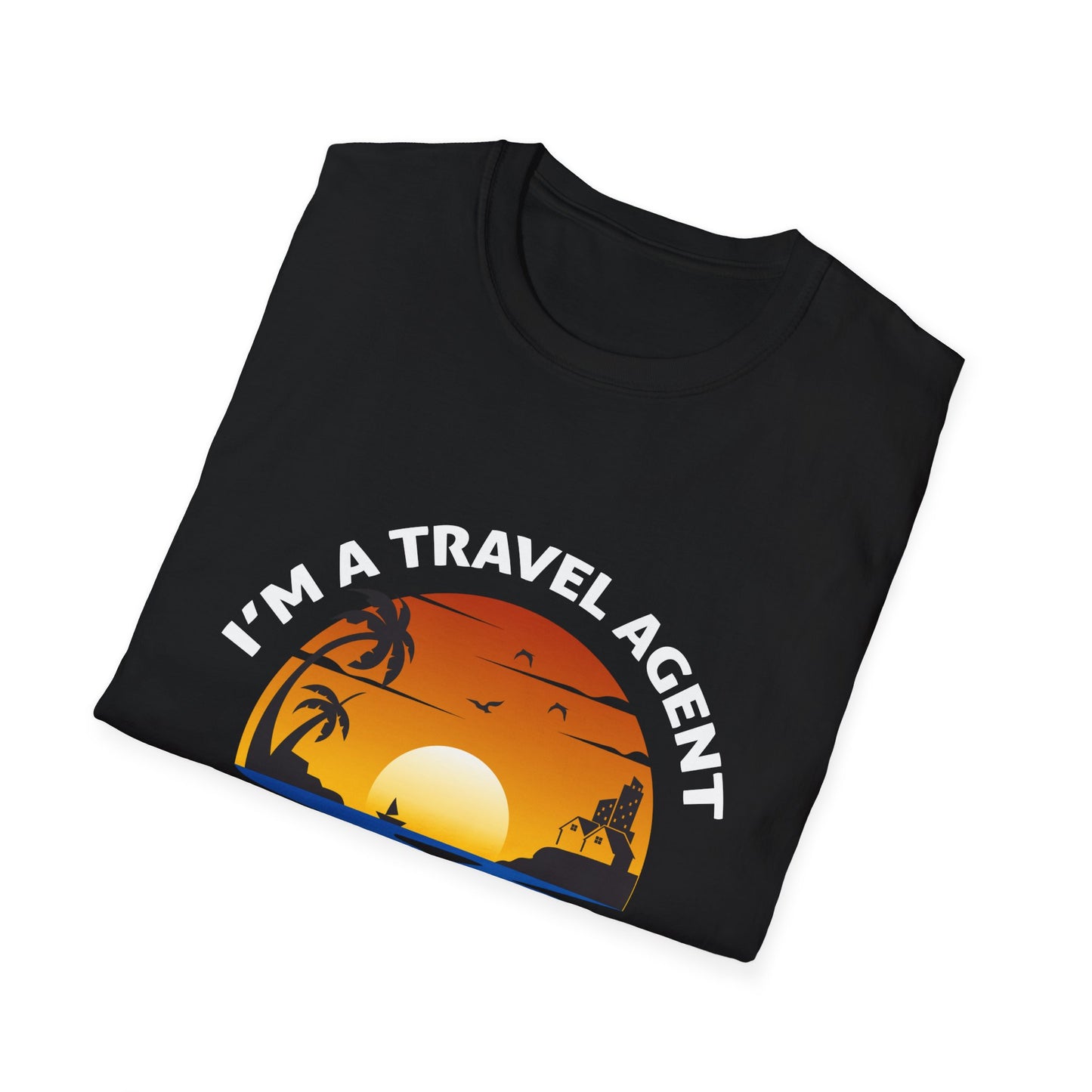 Travel Agent T-Shirt — "Super Power - Travel Agent" Graphic Tee