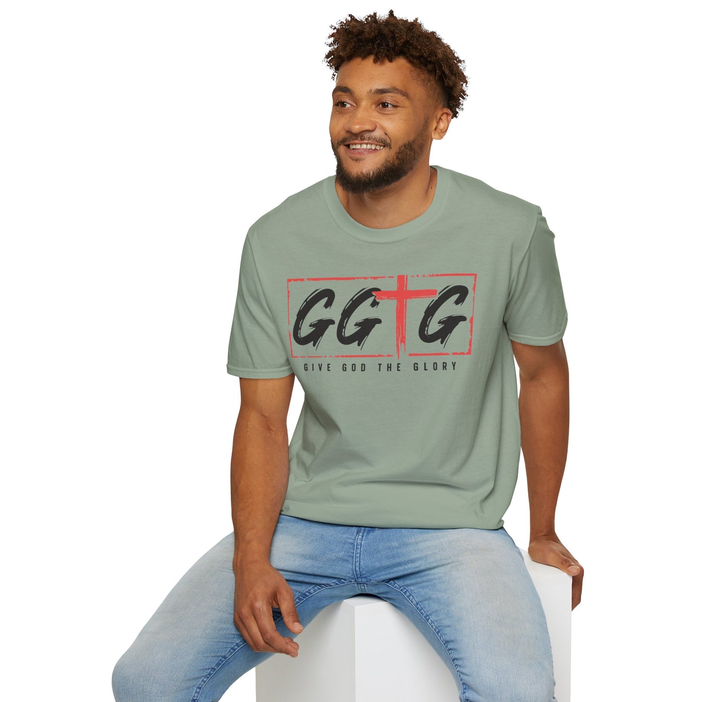 Unisex Inspirational T-Shirt - 'Give God the Glory' & 'Tell Your Story'