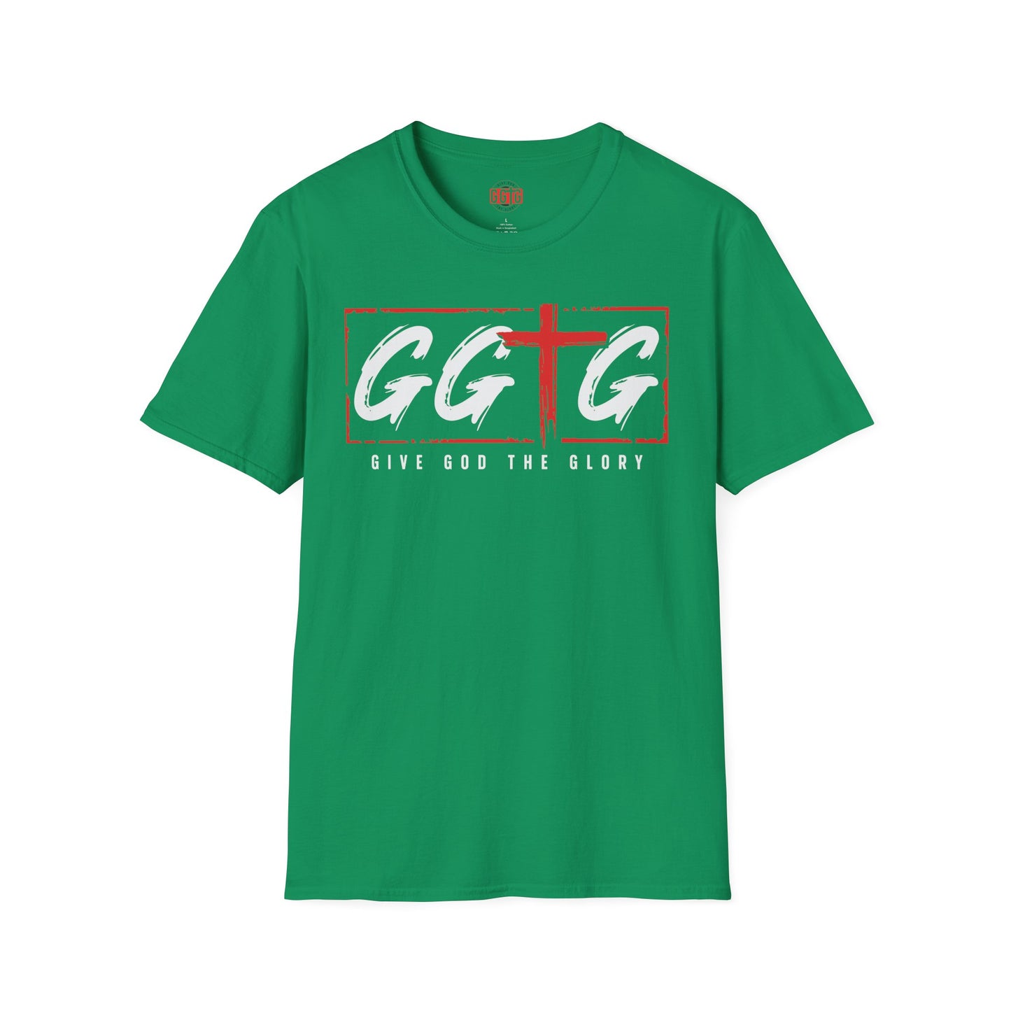 Unisex Softstyle T-Shirt  Inspirational - "Give God the Glory" & "Tell Your Story"