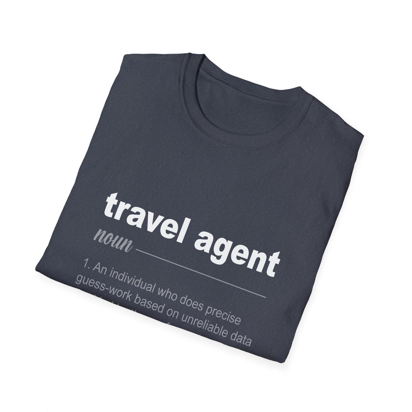 Travel Agent T-Shirt — "Noun - Travel Agent" Graphic Tee