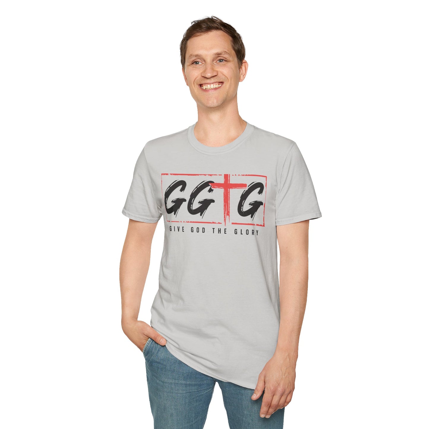 Unisex Inspirational T-Shirt - 'Give God the Glory' & 'Tell Your Story'