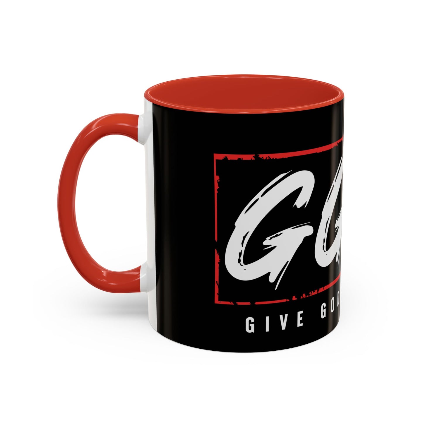 Inspirational Accent Coffee Mug - "Give God the Glory" - Perfect for Faith-Based Gifts